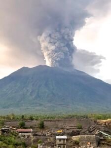 Indonesia: On Sunday, November 10, 2024, the enormous Mount Lewotobi Laki-Laki on Indonesia's Flores Island exploded, shooting a nine-kilometer-high column of ash into the sky. The eruption, which is still echoing through the region days later, has killed at least nine people, injured more than 30, and caused the evacuation of nearly 11,000 people from neighboring communities | Aviation Today