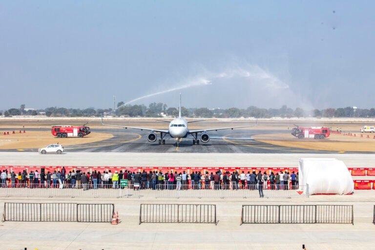 Uttar Pradesh: Jewar International Airport, officially known as Noida International Airport, is set to commence regular flight operations in April 2025. Union Minister for Civil Aviation, Kinjarapu Rammohan Naidu, made the announcement in the Rajya Sabha, confirming that the project is progressing as scheduled | Aviation Today