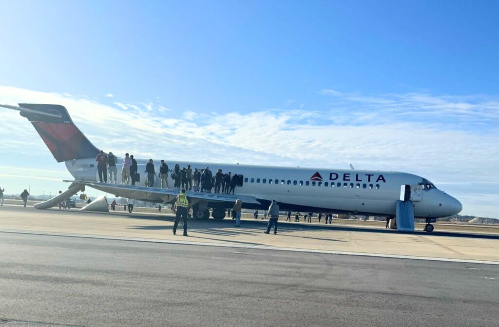 USA: A Delta Air Lines flight returned to Atlanta on Monday morning after smoke was detected inside the cabin, prompting an emergency evacuation upon landing. The Boeing 717, operating as Flight 876, was en route to South Carolina with 99 passengers and crew members when the pilot made the decision to turn back to Hartsfield-Jackson Atlanta International Airport around 8:30 a.m | Aviation Today