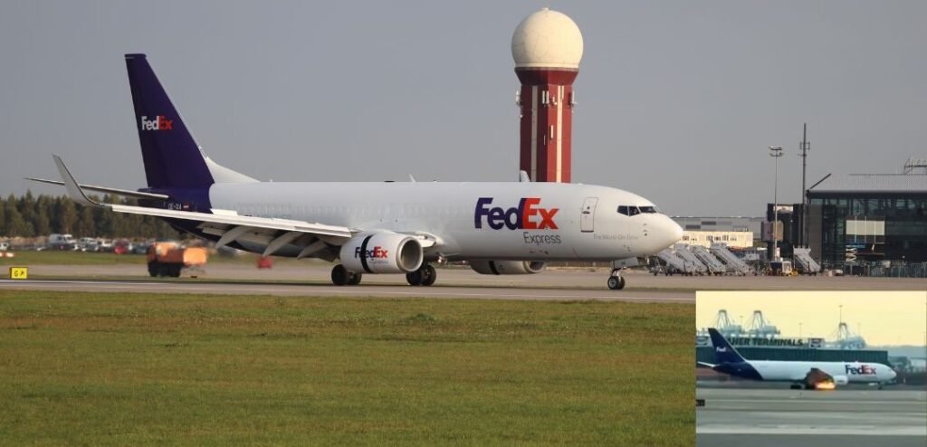 Newark: A FedEx Express cargo plane made an emergency landing on Saturday, 1st March 2025 at Newark Liberty International Airport after a bird strike caused one of its engines to catch fire | Aviation Today