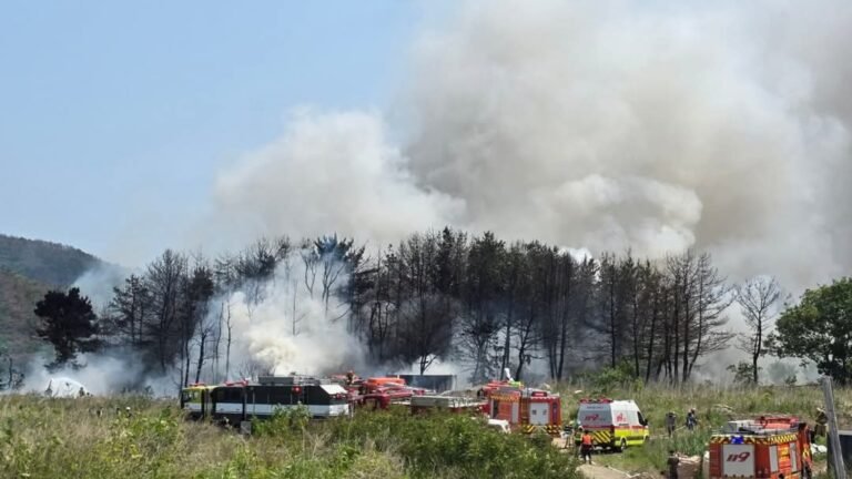 Pohang, South Korea: A South Korean Navy P-3 maritime patrol aircraft crashed during a routine training flight near Pohang on Thursday, resulting in the deaths of at least three of the four crew members on board. The aircraft took off from its base in the southeastern city of Pohang at 1:43 p.m. local time and crashed approximately six minutes later into a mountainous area near a residential complex. The P-3 patrol plane, a key asset in South Korea's maritime surveillance and anti-submarine warfare operations, was conducting a standard training exercise when it went down for reasons yet to be determined. The crash site, located on a hill near an apartment complex, ignited a fire, prompting an immediate response from emergency services, including firefighters and rescue teams. According to the South Korean Navy, three of the four crew members have been confirmed dead. Search and rescue operations are ongoing for the fourth crew member, who remains missing. There have been no reported civilian casualties resulting from the crash. In the wake of the incident, the South Korean Navy has grounded all P-3 aircraft as a precautionary measure and has launched an investigation to determine the cause of the crash. A task force has been established to oversee the investigation and ensure the safety of ongoing naval operations. The P-3 Orion has been a cornerstone of South Korea's maritime patrol capabilities since its deployment in 1995. Known for its long-range surveillance and anti-submarine warfare capabilities, the aircraft plays a critical role in monitoring regional waters, particularly in light of North Korea's advancing submarine technology. The South Korean Navy has been in the process of modernizing its fleet, with the introduction of the P-8A Poseidon aircraft expected to enhance its maritime patrol operations. Acting President Lee Ju-ho has been briefed on the incident and has called for comprehensive efforts to investigate the crash and prevent further damage to the surrounding environment. The South Korean Navy has expressed its condolences to the families of the deceased and has pledged full support for the ongoing investigation. Further updates will be provided as more information becomes available from official sources.