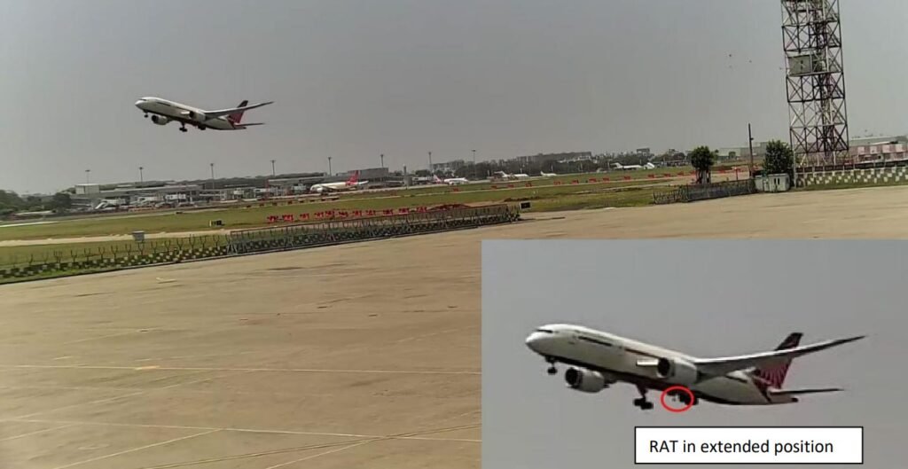 Ahmedabad, India: The Aircraft Accident Investigation Bureau (AAIB) has released the preliminary report into the crash of Air India’s Boeing 787-8 Dreamliner, registration VT-ANB, which occurred on 12 June 2025 shortly after takeoff from Ahmedabad’s Sardar Vallabhbhai Patel International Airport. The scheduled flight, operating as AI171, was bound for London Gatwick Airport with 230 passengers, 10 cabin crew, and 2 flight crew on board. All 241 persons on board perished in the accident. Additionally, 19 fatalities were reported on the ground. Aircraft and Crew Information The aircraft involved was a Boeing 787-8 with serial number 36279, manufactured in 2013, and operated by Air India. Both engines were General Electric GEnx-1B series units, installed in March and May 2025 respectively. The aircraft had a valid Certificate of Airworthiness and had undergone its last Airworthiness Review on 22 May 2025. The Pilot-in-Command held an ATPL with over 15,638 hours of total flying experience, including 8,596 hours on type. The First Officer held a CPL with 3,403 hours of total flying experience, of which 1,128 hours were on type. Both pilots were based in Mumbai, had arrived in Ahmedabad the previous day, and had met required rest periods. The First Officer was the Pilot Flying for the accident flight. Sequence of Events On 12 June 2025, VT-ANB had earlier operated AI423 from Delhi and landed at Ahmedabad at 05:47 UTC. A post-flight defect regarding “STAB POS XDCR” was logged and addressed by on-duty maintenance personnel before the aircraft was released for its next flight. Flight AI171 was scheduled for departure at 07:40 UTC. The aircraft pushed back from Bay 34 at 07:48 UTC, taxied to Runway 23, and received takeoff clearance at 08:07:33 UTC. The aircraft began its takeoff roll at 08:07:37 UTC. According to data recovered from the Enhanced Airborne Flight Recorder (EAFR), the aircraft reached V1 at 08:08:33 UTC and rotation speed (Vr) at 08:08:35 UTC. It lifted off at 08:08:39 UTC and reached a maximum recorded indicated airspeed of 180 knots at 08:08:42 UTC. At that moment, both engine fuel control switches, first for Engine 1 and then for Engine 2, with a one-second interval transitioned from the “RUN” to the “CUTOFF” position. The data indicated an immediate decrease in N1 and N2 engine speeds, consistent with fuel supply being cut off. Cockpit voice recordings captured a pilot questioning the action, with one asking, “Why did you cut off?” and the other responding that he had not. No further verbal conflict or distress was recorded before the power loss. Power Loss and Emergency Response The sudden loss of thrust from both engines triggered the deployment of the Ram Air Turbine (RAT), visible on CCTV footage from the airport. The RAT began supplying hydraulic power by 08:08:47 UTC, confirming the engines were no longer providing power. At 08:08:52 UTC, the Engine 1 fuel control switch was moved back to “RUN,” followed by Engine 2 at 08:08:56 UTC. The Auxiliary Power Unit (APU) inlet door also began to open at this time, indicating an automatic start sequence. Both engines attempted relight: Engine 1 showed signs of core recovery, while Engine 2 relit but could not stabilize its core speed. At 08:09:05 UTC, a MAYDAY call was transmitted by one of the pilots. No further communication was received. The aircraft lost altitude rapidly and crashed into the BJ Medical College hostel complex approximately 0.9 nautical miles from the end of Runway 23. The impact caused destruction of five buildings and extensive fire damage. All occupants of the aircraft were fatally injured. According to the report, the Emergency Locator Transmitter (ELT) was not activated during the sequence. Recovery and Wreckage The wreckage was spread across an area of approximately 1000 feet by 400 feet. The vertical stabilizer, main landing gear, fuselage components, both engines, and nose gear were found at various distances from the initial impact point. The thrust levers were discovered near the idle position, though flight data indicated they were forward (takeoff thrust) until impact. The fuel control switches were found in the “RUN” position post-crash. The forward EAFR was successfully recovered and downloaded using equipment supplied by the U.S. National Transportation Safety Board (NTSB). It contained approximately 49 hours of flight data and two hours of audio, including the accident flight. The aft EAFR was too severely damaged to retrieve data. Ongoing Investigation The investigation team comprises AAIB India officers, subject matter experts, and international participants from NTSB (USA), Boeing, General Electric, the FAA, and authorities representing nations whose citizens were onboard. As of the preliminary report, there are no recommendations issued to operators or manufacturers of the B787-8 aircraft or GEnx-1B engines. Fuel samples tested from the bowsers and tanks used to refuel the aircraft were found satisfactory. Additional trace samples collected from the APU and refuel/jettison systems are being sent for further testing. Statements from witnesses and the sole surviving passenger have been recorded. Post-mortem analyses are underway to determine any relevant aeromedical findings. The AAIB emphasized that the investigation remains ongoing, and all evidence, including maintenance records, crew history, and system components, will continue to be evaluated.