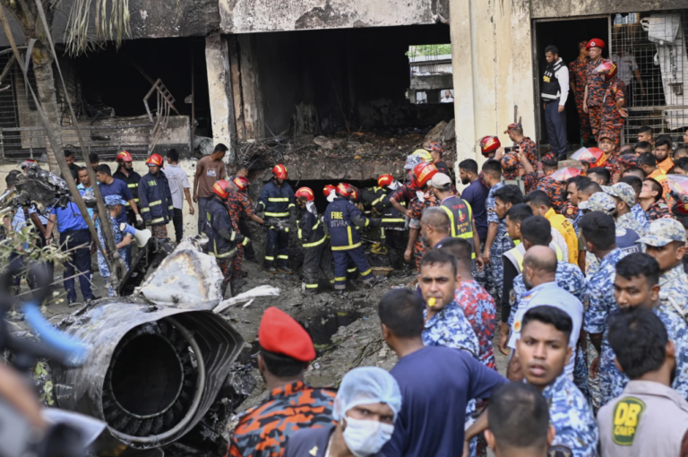 Dhaka, Bangladesh: At least 27 people, most of them children, were killed and more than 170 injured after a Bangladesh Air Force training aircraft crashed into a school campus in Dhaka’s Uttara area on Monday afternoon, according to official sources. The F-7 fighter jet, operated by the Bangladesh Air Force, was on a routine training flight when it suffered a mechanical failure shortly after takeoff from a military base in the capital. The aircraft lost control and crashed into Milestone School and College at approximately 13:06 local time (07:06 GMT). In a statement issued by the armed forces, authorities confirmed that the pilot, Flight Lieutenant Md. Taukir Islam, was among the dead. He reportedly attempted to steer the aircraft away from a densely populated zone but was unable to avoid impact. Bangladesh’s Ministry of Health said 25 of the 27 confirmed fatalities were schoolchildren. Many of the injured are being treated for severe burn injuries at the National Institute of Burn and Plastic Surgery and six other hospitals across Dhaka. At least 88 people remain hospitalized, while others were treated and discharged. The school, which caters to students aged four to eighteen, was reportedly just letting out classes for the day when the crash occurred. Witnesses described scenes of chaos as flames engulfed part of the building and black smoke filled the air. "I saw the plane coming down, and then a huge explosion,” said Rezaul Islam, a teacher at the school. “It hit the building directly. There were children everywhere.” Another teacher, Masud Tarik, told local media that he initially mistook the sound for thunder. “When I looked back, I saw only fire and smoke. Parents and children were screaming.” One student recounted that he had just finished an exam and stepped outside when the jet struck. “My best friend was standing right next to me. He didn’t make it.” Officials said a joint investigation committee has been formed to determine the cause of the crash. The inquiry will examine mechanical failure, maintenance history, flight data, and standard operating procedures. Interim Prime Minister Muhammad Yunus offered condolences and pledged full government support to victims' families. “This is a moment of deep national grief,” he wrote in a statement. “All affected families will receive the necessary medical, financial, and psychological assistance.” The government has declared Tuesday, July 22, a national day of mourning. Flags are being flown at half-mast across the country. Outside Dhaka’s major hospitals, distraught families continued to gather, searching for loved ones and donating blood. A man mourning his eight-year-old nephew told reporters, “He was just leaving school. Now he’s gone.” This incident is one of the deadliest peacetime aviation accidents involving the Bangladesh military in recent history. Additional updates are expected following the formal investigation.