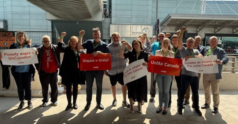 Toronto, Canada: Air Canada’s cabin crew strike, now in its fourth consecutive day, continues to paralyze operations across the airline, leaving hundreds of thousands of passengers stranded during the height of the summer travel season. Approximately 10,000 flight attendants, represented by the Canadian Union of Public Employees (CUPE), have refused to comply with a federal labor board directive to return to work. The Canada Industrial Relations Board (CIRB) has declared the strike illegal, yet CUPE remains resolute in its demands for higher wages and compensation for unpaid ground duties such as boarding passengers that are currently not compensated. CUPE leaders, notably President Mark Hancock, have stated they are prepared to face fines or imprisonment rather than abandon their strike. “If it means folks like me going to jail, then so be it,” Hancock has said. The strike has wreaked havoc on Air Canada’s schedule, resulting in the cancellation of thousands of flights and leaving approximately 500,000 passengers impacted worldwide. Air Canada’s flight operations ground to a halt, with full suspension of mainline and Air Canada Rouge flights. Only regional services by Air Canada Express (operated by Jazz and PAL) continue to operate. As a result, the airline has withdrawn its third-quarter and annual profit projections. Analysts estimate Air Canada is losing tens of millions of Canadian dollars each day due to the strike. Despite the deadlock and the illegal status of the strike, talks are underway between Air Canada, CUPE, and mediator William Kaplan. However, progress remains limited. Minister Patty Hajdu of the federal Jobs portfolio has encouraged both parties toward mediation and ordered an investigation into claims regarding unpaid on-the-ground work. Prime Minister Mark Carney described the prolonged impasse as “disappointing,” acknowledging both the critical role of cabin crew and the severe inconvenience to consumers. The government is weighing options, including legal enforcement or “back-to-work” legislation, once Parliament reconvenes in mid-September. In parallel, other labor groups have thrown their support behind CUPE. The Canadian Labour Congress has offered legal and financial assistance, warning that “all cards are on the table,” while Air Canada’s pilot union encouraged its members to join picket lines during off-duty hours. Employer groups, including the Federation of Federally Regulated Employers Transportation and Communications (FETCO), have sharply criticized CUPE for defying the order, describing their actions as undermining the labor relations framework and eroding economic stability.