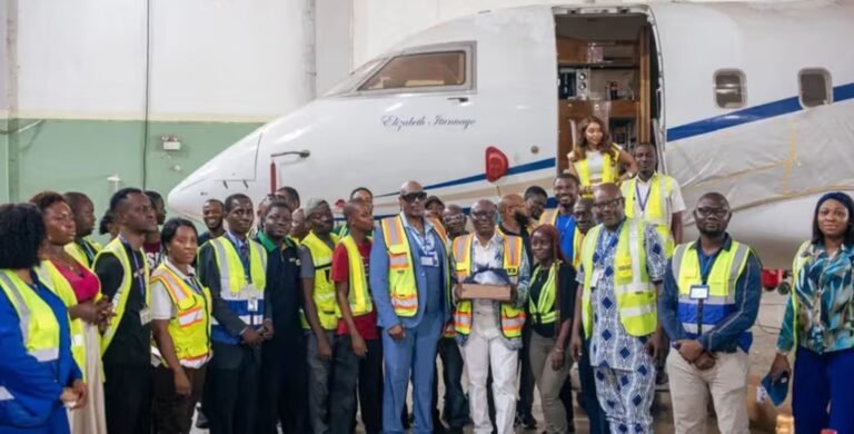 Lagos, Nigeria: Elin Air, a Nigerian aviation company led by the visionary Dr. Elizabeth Jack-Rich, has achieved a historic milestone in Africa’s aviation sector by completing a major maintenance check on a Bombardier Challenger CL604 aircraft entirely within Nigeria. This maintenance, known as the 7,800 landings check, is one of the most comprehensive inspections an aircraft can undergo, and Elin Air’s accomplishment marks the first time such a high-level procedure has been successfully performed on the continent. Traditionally, these extensive inspections were conducted in specialized foreign facilities, often requiring airlines to send aircraft abroad, incurring significant costs and logistical challenges. Elin Air’s success demonstrates that Nigeria now possesses the technical expertise, skilled workforce, and infrastructure to execute complex aviation tasks domestically, signaling a new era for African aviation. The 7,800 landings check involves an exhaustive process where the aircraft undergoes complete disassembly, inspection, overhaul, and reassembly of its major systems and structural components. Completing this task typically demands over 6,000 man-hours, reflecting the enormous technical and logistical effort involved. That Elin Air accomplished this entirely in Nigeria is a testament to the capability of local engineers and aviation professionals. Dr. Elizabeth Jack-Rich emphasized that this achievement is more than just a technical feat. She sees it as proof of Nigeria’s potential to deliver world-class aviation services and an opportunity to position the country as a respected player on the global aviation stage. Under her leadership, Elin Air is committed to nurturing skilled professionals and setting new standards in aviation maintenance and operational excellence. Looking ahead, Elin Air plans to continue this groundbreaking work, with another major aircraft maintenance project scheduled for November 2025.