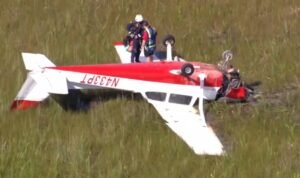 Florida, United States: A student pilot and flight instructor were rescued uninjured after their small aircraft crashed in the Florida Everglades during a test flight on Tuesday afternoon. The incident occurred near Shark Valley, approximately 20 miles west of Miami Executive Airport. According to Miami-Dade Fire Rescue, the Cessna 172 Skyhawk aircraft took off from Miami Executive Airport at 1:48 PM and circled over the Everglades before encountering issues that led to the crash. Both individuals were uninjured but became stranded in the challenging terrain of the wetlands. They managed to use their cellphones to send their coordinates to emergency responders, enabling rescue teams to locate and extract them safely. Fire rescue units responded to the 12800 block of Southwest 145th Avenue, where the plane had flipped upside down. Both individuals climbed out of the wreckage and stood on the wing while they used their cellphone to send their coordinates to responding officials. They were transported to Miami Executive Airport after being safely removed from the remote area and checked out by paramedics. The student pilot was on a test flight when the aircraft encountered problems that led to the crash. The National Transportation Safety Board (NTSB) is investigating the incident to determine the cause of the crash.