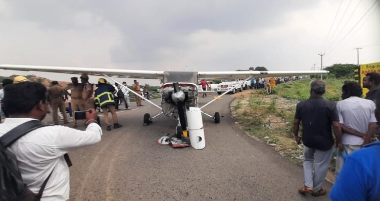 India: A trainer aircraft belonging to Salem based Ekvi Air Training made an emergency landing on the Tiruchi–Pudukkottai National Highway on 13 November 2025 after a technical fault. The Cessna 172 was on a routine training flight from Salem when the pilot noticed the issue. Both the pilot and trainee escaped unharmed, and traffic on the highway was briefly affected. Local police secured the area, and the DGCA has launched an investigation into the incident. Ekvi Air Training was placed in Category C in the DGCA’s first-ever Flying Training Organisation (FTO) ranking, indicating below-average performance across operational efficiency, safety, compliance, and student support. The regulator has instructed Category C institutions to submit improvement plans ahead of the next ranking cycle in April 2026.