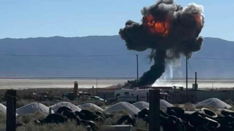 California, United States: An F‑16C Fighting Falcon from the U.S. Air Force Thunderbirds demonstration squadron crashed in the Mojave Desert near Trona Airport on December 3, 2025, during a routine training flight. The pilot ejected safely and is in stable condition, according to U.S. Air Force officials. The crash occurred at approximately 10:45 a.m. PST. The aircraft was part of a scheduled training sortie over controlled airspace. Video footage shared on social media shows the jet descending rapidly before the pilot ejected, followed by a large plume of smoke from the desert impact site. Emergency crews from the San Bernardino County Fire Department responded to the crash. The pilot was transported to a local hospital in Ridgecrest with non-life-threatening injuries. "The pilot ejected safely and is receiving medical care," said a spokesperson for the 57th Wing Public Affairs Office. “The incident is under investigation.” The U.S. Air Force confirmed the crash but did not release further details regarding the cause or the pilot's identity. Authorities are investigating whether the crash resulted from mechanical failure, pilot error, or other factors. No injuries to civilians were reported, and the area was secured by local authorities to contain any hazards from jet fuel or debris. The Thunderbirds are the Air Force’s premier demonstration squadron, flying high-performance F‑16 aircraft in precise aerobatic displays. While accidents are rare, the high-speed, high-risk nature of training and demonstration flights carries inherent dangers. The Trona area and surrounding Mojave Desert are frequently used for military training exercises, including flight maneuvers and weapons testing, due to the controlled airspace and remote location. The 57th Wing is conducting a thorough investigation into the crash. A final report, expected in the coming weeks, will determine the cause and issue recommendations to prevent similar incidents.