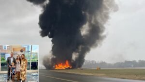 North Carolina, United States: A private business jet crashed while attempting to land at Statesville Regional Airport on Thursday morning, killing all seven people on board, including retired NASCAR driver Greg Biffle, and prompting a federal investigation by aviation authorities. The aircraft, identified as a Cessna C550 Citation II, went down near the runway shortly after 10 a.m. local time, according to the Federal Aviation Administration (FAA). The jet burst into flames on impact, leaving no survivors, officials confirmed. According to preliminary information released by authorities, the jet had departed from Statesville Regional Airport and was en route to Florida, with plans to continue onward to the Bahamas. Shortly after takeoff, the aircraft turned back toward the airport for reasons that have not yet been disclosed publicly. Witnesses near the airport reported seeing the plane flying unusually low before it crashed near the runway area. Emergency responders arrived within minutes, but the intensity of the post-impact fire prevented rescue efforts. Airport officials temporarily closed Statesville Regional Airport following the crash to allow emergency crews to secure the site and investigators to begin their work. Authorities and family representatives confirmed that retired NASCAR driver Greg Biffle, 55, was among those killed in the crash. He was traveling with his wife, Cristina, and their two children. Three family friends were also on board the aircraft. The jet was registered to GB Aviation Leasing LLC, a company connected to Biffle through public FAA registration records. Biffle was a prominent figure in American motorsports, with championships and race victories across NASCAR’s national series. News of his death triggered an outpouring of tributes from the racing community and beyond. The National Transportation Safety Board (NTSB) is leading the investigation, with assistance from the FAA. Investigators are expected to examine the aircraft’s maintenance history, pilot qualifications, weather conditions, and flight data to determine the cause of the crash. Officials emphasized that it is too early to speculate on contributing factors. Weather conditions at the time included overcast skies and gusty winds, though investigators have not confirmed whether weather played a role. The NTSB is expected to release a preliminary report in the coming weeks, with a final report likely to take several months. The crash has deeply affected the local Statesville community, where the airport serves both private and business aviation traffic. Airport officials said operations will resume only after investigators clear the runway and surrounding areas. Local officials described the incident as one of the deadliest aviation accidents in the region in recent years.