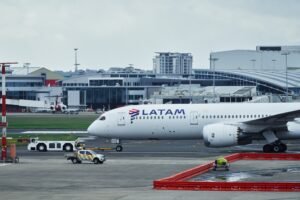 Atlanta, United States: A LATAM Airlines Peru aircraft suffered multiple tire failures upon landing late Tuesday evening at Hartsfield-Jackson Atlanta International Airport, prompting an emergency response and the evacuation of passengers onto the runway, officials said. The wide-body Boeing 767-300ER, operating as Flight 2482 from Lima, Peru, touched down safely at approximately 7:38 p.m. local time after a nonstop flight, according to preliminary data and statements from the Federal Aviation Administration (FAA). Moments after touchdown, several tires on the aircraft’s main landing gear blew out, though the flight crew maintained control and brought the aircraft to a stop on the runway without further incident. Emergency responders, including units from the Atlanta Fire Rescue Department, were dispatched to the scene after the airport was alerted to the blown tires. Early reports described the situation as “flat tires on an aircraft.” Video footage shared by on-scene observers showed passengers being guided off the aircraft directly onto the runway surface as mechanics worked under the jet to inspect and stabilize the damaged landing gear. Officials confirmed that no injuries were reported among passengers or crew. The FAA has opened an investigation into the cause of the tire failures, though preliminary findings have not yet been released. Portions of the runway were cleared briefly for safety checks, but overall airport operations continued with minimal disruption. Eyewitness accounts and passenger-posted commentary on social media indicate that the landing was perceived as unusually firm, with passengers reporting significant vibration as the aircraft touched down. Some online accounts suggest all eight main wheels may have been affected, though such details have not been confirmed by official sources. LATAM Airlines and partner Delta Air Lines, which have a codeshare agreement on certain routes, have not yet issued a formal statement regarding the incident or confirmed whether any Delta-booked passengers were on board. Airport authorities and airline representatives have been approached for comment. The FAA’s investigation will examine operational, mechanical and environmental factors that may have contributed to the tire blowouts. Similar wheel and tire incidents, while uncommon, have occurred at major airports in the past, typically resulting in emergency responses but rarely causing serious injuries when crews execute safe braking and evacuation procedures.