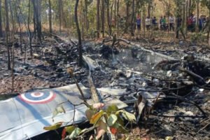 Chiang Mai, Thailand: Two Royal Thai Air Force (RTAF) pilots were killed Thursday morning when their light attack and reconnaissance aircraft crashed during a training mission in Chiang Mai province, military officials confirmed. The aircraft, a Beechcraft AT-6TH Wolverine, went down at approximately 10:20 a.m. local time in a remote training area of Chom Thong district, about 60 kilometres southwest of Chiang Mai International Airport, according to RTAF spokesperson Air Marshal Chakkrit Thammavichai. The plane was on a combat search-and-rescue (CSAR) training flight when it crashed into a forested hillside near Ban Huai Fang village, officials said. Rescue teams were alerted at 10:48 a.m. and reached the site, which was reported to be largely inaccessible by road, requiring responders to hike through rugged terrain. Upon arrival, emergency personnel found the aircraft engulfed in flames with debris scattered over a roughly 20-metre radius, and a crater reportedly formed at the impact point. The bodies of both pilots remained inside the wreckage when rescuers reached the scene. Authorities have cordoned off the crash site while investigators work to determine the underlying cause of the accident. There have been no reported civilian casualties or damage to nearby property. The RTAF has identified the two pilots as Squadron Leader Samatcha Khunmas, an instructor pilot, and Flight Officer Korawit Jenkit. Both were experienced aviators assigned to Squadron 411, Wing 41, which operates from Chiang Mai Air Base. The air force expressed “deepest condolences” to the families of the fallen pilots and pledged full support during the aftermath of the crash. The AT-6TH Wolverine is a two-seat turboprop light attack and reconnaissance aircraft manufactured by Beechcraft, a subsidiary of Textron Aviation in the United States. Thailand procured the model as part of a fleet modernization initiative, commissioning eight AT-6TH aircraft with Squadron 411, Wing 41 at Chiang Mai Air Base in September 2025. The platform supplements Thailand’s defence capabilities in roles including border surveillance, counter-narcotics operations and close air support, and is considered a key asset in the RTAF’s tactical training syllabus. Air Chief Marshal Seksan Kantha, Commander of the Royal Thai Air Force, has ordered an urgent and comprehensive investigation into the crash, appointing an aircraft accident board to analyse flight data, mechanical components and operational factors. Officials said the inquiry will follow stringent aviation safety standards to identify causal factors and recommend measures to prevent similar incidents in the future.