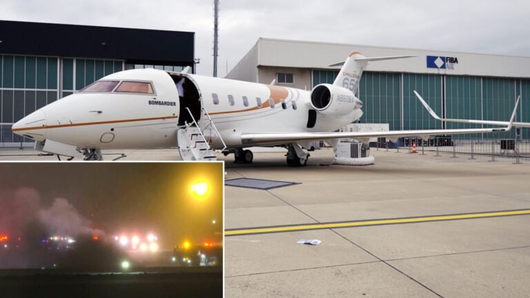Bangor, United States: A Bombardier Challenger 600 private jet carrying eight people crashed while attempting to take off from Bangor International Airport Sunday evening, federal authorities confirmed. The Bombardier Challenger 600 series aircraft went down just before 7:45 p.m. local time amid severe winter weather conditions affecting much of the northeastern United States. According to the Federal Aviation Administration (FAA), the jet crashed on departure and came to rest on the runway. Emergency crews, including airport fire and rescue units, responded immediately to the scene. The airport was closed following the incident as responders secured the area and federal investigators began their work. At the time of reporting, there has been no official update on the condition of the eight individuals aboard including passengers and flight crew and no confirmed information on injuries or fatalities. Local authorities and the FAA have not released casualty figures. The crash occurred as Winter Storm Fern, a significant winter system bringing heavy snow, sleet, freezing rain, and sub-freezing temperatures battered much of the eastern United States. Airports across the region, including major hubs in the Northeast and Southeast, experienced widespread flight cancellations and delays. Bangor International Airport, located approximately 200 miles north of Boston and serving as a key regional facility for both commercial and private aviation, issued advisories urging the public to avoid the airport and noted that runway operations remained suspended as emergency and investigative teams worked on site. The National Transportation Safety Board (NTSB) and the FAA have initiated a joint investigation into the cause of the crash. Officials have not yet indicated whether weather, mechanical failure, pilot decision-making or runway conditions are contributing factors. Typically, NTSB investigations into such accidents involve detailed examination of aircraft systems, communications with air traffic control, flight data recorders (if available), and meteorological conditions at the time of the incident. No further details on the aircraft’s registration, destination, or operator have been publicly disclosed by federal agencies at this stage. Journalists and aviation safety experts are awaiting formal updates as investigative work continues.