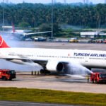Kolkata, India: A Turkish Airlines Airbus A330 on a scheduled service from Kathmandu, Nepal, to Istanbul, Turkey made a full emergency landing at Netaji Subhash Chandra Bose International Airport, Kolkata, on Wednesday afternoon after the crew reported a fire in the aircraft’s right engine shortly after take-off. The flight, operating as THY-727, departed Tribhuvan International Airport at approximately 1:28 PM local time with 236 people on board 225 passengers and 11 crew members. Within four minutes of take-off, the pilots received a warning of a possible fire in the right engine and immediately shut down the affected unit. Following standard emergency procedures, the captain declared a PAN PAN distress call, an international aviation signal indicating an urgent situation and elected to divert the long-haul flight to Kolkata rather than continue towards its planned destination. Air traffic control at Kolkata was informed of the situation, and a full emergency response was activated, deploying firefighting and rescue units ahead of the aircraft’s arrival. The Airbus A330, capable of flying on a single engine, landed safely at around 2:49 PM IST without incident. Officials from both Nepal and Indian aviation authorities confirmed that no injuries were reported among passengers or crew. Tribhuvan International Airport briefly suspended operations for about 15 minutes following the alarm. After landing, the aircraft was parked at Kolkata Airport and underwent detailed technical inspection to determine the exact cause and extent of the engine malfunction. Passengers were reportedly accommodated in local hotels while arrangements were made for onward travel, including plans for a replacement aircraft earlyThursday morning.
