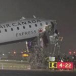 Air Canada Express Flight Hits Fire Truck At LaGuardia, 2 Pilots Killed And 41 Injured SEO DES: Aircraft with 76 onboard reportedly hit an ARFF vehicle on Runway 4 despite ATC warnings, overturning the truck and heavily damaging the nose SOCIAL: A tragic runway collision at New York’s LaGuardia Airport killed two pilots and injured 41 people after an Air Canada Express CRJ-900 (Jazz Aviation) struck a fire truck during landing. The aircraft, arriving from Montréal with 76 people onboard, hit the ARFF vehicle on Runway 4 despite last-minute air traffic control warnings. The impact overturned the fire truck and heavily damaged the aircraft’s nose section. Authorities said 32 injured were discharged and 9 remain hospitalized, while the fire crew sustained non-life-threatening injuries. The FAA closed the airport and the NTSB has launched an investigation into runway coordination and communication failures. New York, United States: A tragic runway collision at New York’s LaGuardia Airport killed two pilots and injured 41 people after an Air Canada Express regional jet struck a firefighting vehicle during landing late Sunday night, authorities said. The aircraft, a Bombardier CRJ-900LR operated by Jazz Aviation under Air Canada Express Flight 8646, was arriving from Montréal Trudeau International Airport with 72 passengers and 4 crew members on board, according to airport officials and preliminary aviation data. The Air Canada Express CRJ-900 plane, operated by its regional partner Jazz Aviation, was carrying 76 onboard from Montreal, Canada, said Kathryn Garcia, the executive director of the Port ​Authority of New York and New Jersey. Jazz is owned by Chorus Aviation. Garcia said 32 of the 41 injured had been released, ​while nine remained in hospital with "serious injuries." Those injured included passengers, crew members and the two officers aboard the fire ⁠truck; both officers remained hospitalised with non-life-threatening injuries The incident occurred at approximately 11:37–11:40 p.m. ET on March 22, when the aircraft was in its landing rollout on Runway 4. At the same time, a Port Authority Aircraft Rescue and Firefighting (ARFF) truck entered the active runway while responding to a separate emergency involving another aircraft on the ground. According to preliminary air traffic control information, the fire truck had been cleared to cross the runway, but controllers issued urgent stop instructions moments before the collision. Despite the warning, the aircraft struck the vehicle at an estimated speed of about 39 km/h (24 mph). The impact caused severe destruction to the aircraft’s nose section and cockpit, resulting in the immediate deaths of both the captain and first officer. The fire truck overturned following the collision, with two firefighters on board sustaining injuries. Passengers were evacuated using emergency slides and ground assistance as emergency crews rushed to the scene. LaGuardia Airport was immediately shut down following the accident, with the Federal Aviation Administration imposing a full ground stop. The National Transportation Safety Board (NTSB) has opened a formal investigation, focusing on runway incursion procedures, coordination between air traffic control and ground vehicles, and timing of emergency clearance instructions. The FAA and Port Authority of New York and New Jersey are also assisting in the probe. Preliminary reports indicate that the firefighting vehicle was responding to a separate incident involving a United Airlines aircraft reporting a technical issue on the ground. The complexity of simultaneous runway operations is now a key focus of investigators.