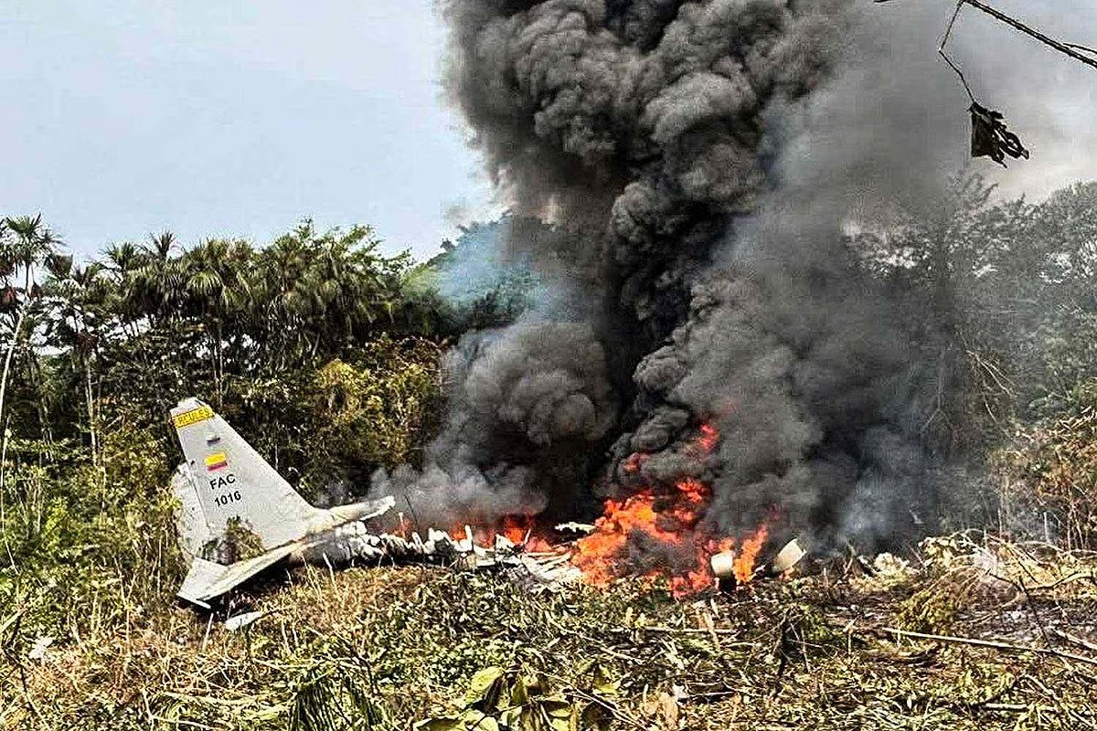 Colombian Air Force C-130 Crash Kills 66 After Takeoff In Amazon Region, Dozens Injured