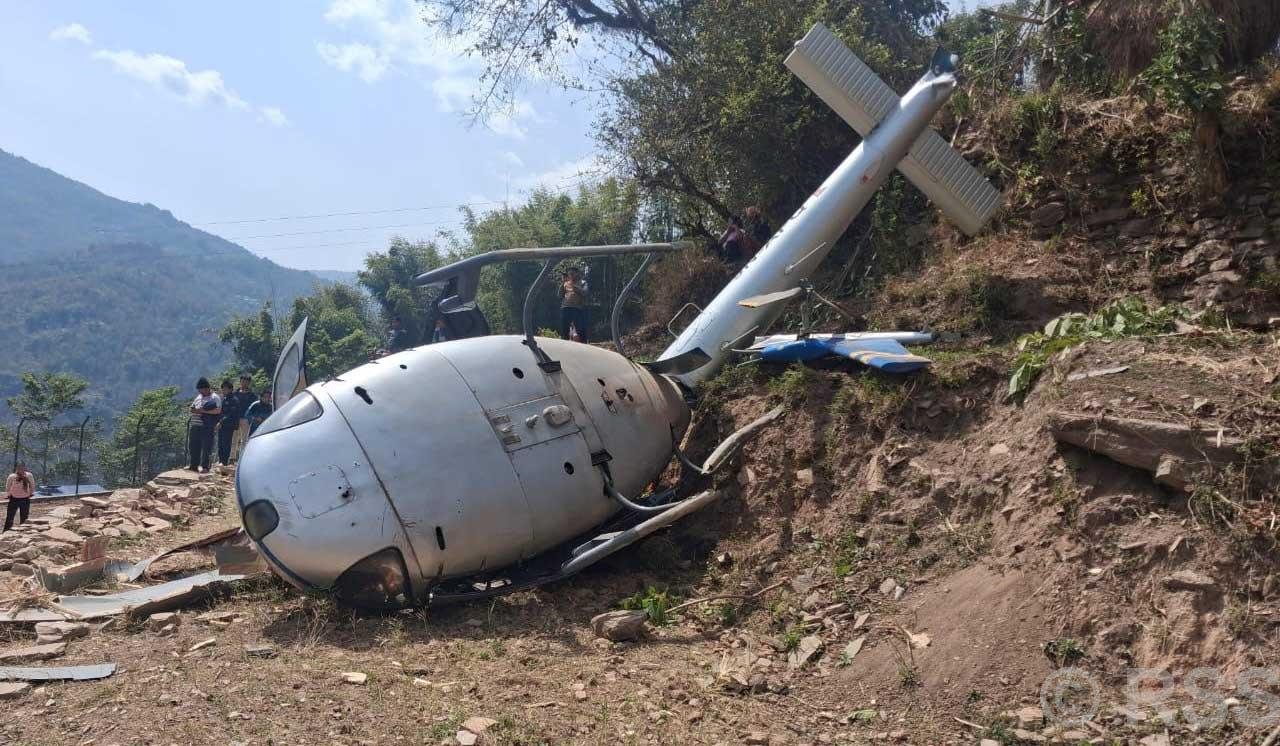 Nepal Helicopter Crash In Khotang During Landing, One Passenger Critically Injured
