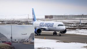 Vestmannaeyjar, Iceland: Iceland’s flag carrier Icelandair has launched an investigation after one of its senior pilots conducted an unauthorised low-altitude flyover over his hometown during what has been widely reported as his final scheduled flight before retirement, raising serious safety concerns. The pilot, identified as a 65-year-old veteran captain with roughly four decades of experience, was operating his final flight before retirement. The incident occurred on April 11 during a routine passenger service from Frankfurt, Germany, to Keflavík, operated by a Boeing 757. The aircraft deviated from its standard approach profile and flew unusually low over Vestmannaeyjar, a volcanic archipelago off Iceland’s southern coast, where the pilot had grown up. Airline officials confirmed that the flyover was not part of the planned route and had not received prior approval. The deviation was carried out independently by the pilot during descent, effectively turning part of a commercial flight into a personal flypast. Icelandair’s Chief Flight Officer, Linda Gunnarsdóttir, described the incident as a “very serious matter”, stressing that commercial aviation operations are governed by strict procedures, checklists, and regulatory frameworks that do not permit such deviations. Flight data and eyewitness accounts indicate that the aircraft descended to approximately 100 metres (around 328–330 feet) above ground level far below typical approach altitudes for a commercial jet. Videos circulating online show the aircraft passing low over rooftops and terrain, prompting alarm among residents. Some witnesses reportedly feared an imminent crash as the jet flew over the town at close range. Despite the low-altitude pass, the aircraft continued safely to Keflavík and landed without incident. No injuries were reported among passengers or on the ground. The low flyover is understood to have been a personal farewell gesture, intended as a tribute to his childhood home. However, airline officials have emphasized that such actions are not acceptable in commercial operations, regardless of intent. Icelandair has initiated an internal review and reported the matter to police and the Icelandic Transport Authority, signalling the seriousness of the breach. The airline also issued an apology to residents of Vestmannaeyjar, acknowledging the disturbance caused by the low flyover. Authorities are expected to examine flight data, altitude records, and procedural compliance as part of the ongoing investigation. The airline has not disclosed what disciplinary or legal action the pilot may face. As of now, the matter remains under investigation, with no official statement issued by the pilot.