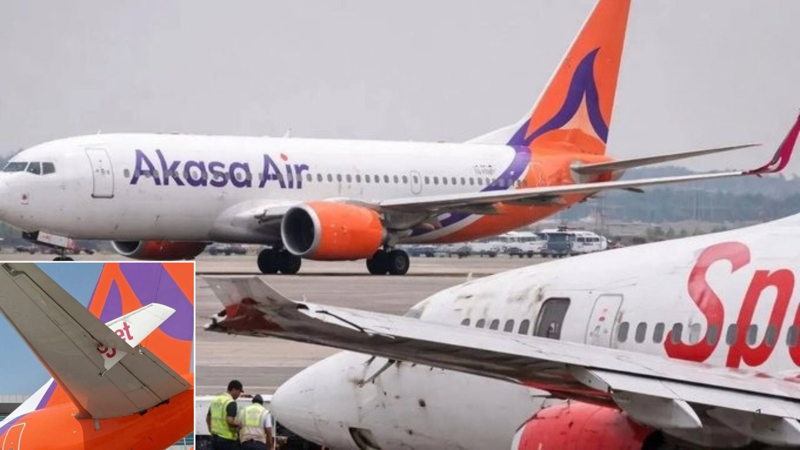 SpiceJet Jet Hits Stationary Akasa Aircraft At Delhi Airport, DGCA Orders Probe