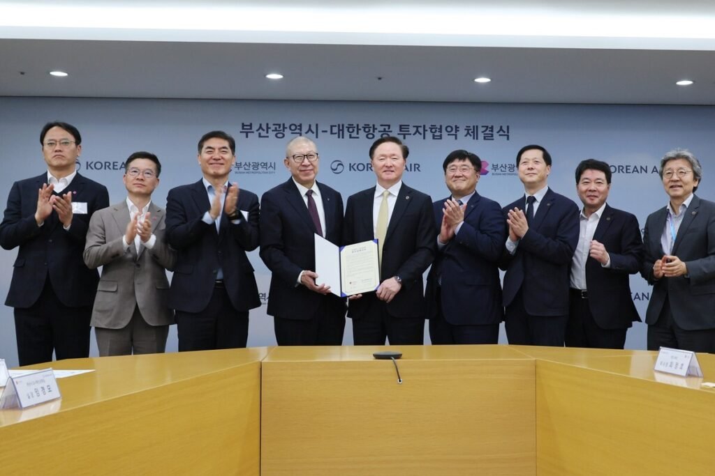 Busan, South Korea: Korean Air and the Busan Metropolitan Government have formalised a major aerospace development initiative through a memorandum of understanding (MOU) to establish a large-scale unmanned aircraft manufacturing facility in western Busan. The agreement marks a strategic expansion of South Korea’s aerospace and defence manufacturing ecosystem, with a focus on next-generation unmanned aerial systems (UAS), artificial intelligence-driven aviation technologies, and aircraft component production. Under the agreement, Korean Air will invest approximately ₩200 billion (about $145 million) to construct and operate the new facility within the Busan Tech Center complex. The planned development site will span around 52,892 square meters, making it one of the significant aerospace infrastructure projects tied to the city’s long-term industrial diversification strategy. The facility will be dedicated to multiple aerospace functions, including the manufacturing of unmanned aerial vehicles (UAVs), development of AI-enabled autonomous flight systems, production of aircraft structural components, and expansion of maintenance, repair, and overhaul (MRO) capabilities. The project is expected to enhance Korean Air’s position beyond its core airline operations, strengthening its aerospace manufacturing and defence-related aviation portfolio. The agreement aligns with Busan’s broader ambition to develop an integrated aviation and aerospace industrial cluster, particularly in connection with future aviation infrastructure projects such as the Gadeokdo New Airport aviation ecosystem plan. Local authorities view the initiative as a catalyst for attracting high-value aerospace investment, research activity, and skilled employment in the region. The MOU was signed on March 30, 2026 during an official ceremony attended by senior representatives from both sides. The Busan Metropolitan Government was represented by Mayor Park Heong-joon, while Korean Air was represented by Vice Chairman Woo Kee-hong, according to local government and media reports. Both sides emphasised the project’s potential to position Busan as a competitive hub for advanced aviation manufacturing and unmanned systems development in Northeast Asia. Officials noted that the agreement currently remains a non-binding MOU, meaning it serves as a framework for cooperation rather than a finalized construction contract. Detailed investment execution plans, regulatory approvals, land development procedures, and project timelines are expected to be finalized in subsequent phases of implementation. Korean Air has been steadily expanding its aerospace division in recent years, investing in areas such as unmanned aerial systems, aircraft structures manufacturing, and defence aviation technologies. The Busan project is widely viewed as part of this long-term strategic shift toward high-value aerospace engineering and future mobility solutions. The initiative is also expected to strengthen South Korea’s domestic UAV industry and enhance its competitiveness in the global aerospace supply chain, particularly as demand rises for autonomous systems in both civilian and defence applications.