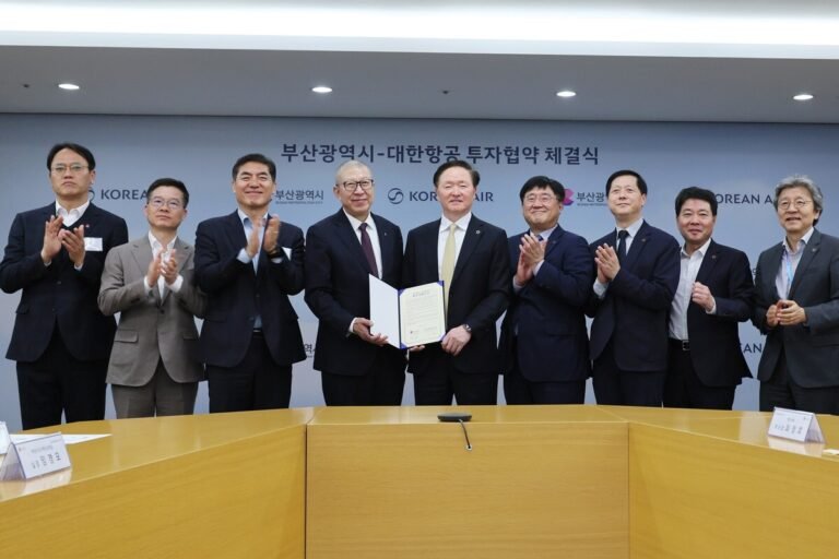 Busan, South Korea: Korean Air and the Busan Metropolitan Government have formalised a major aerospace development initiative through a memorandum of understanding (MOU) to establish a large-scale unmanned aircraft manufacturing facility in western Busan. The agreement marks a strategic expansion of South Korea’s aerospace and defence manufacturing ecosystem, with a focus on next-generation unmanned aerial systems (UAS), artificial intelligence-driven aviation technologies, and aircraft component production. Under the agreement, Korean Air will invest approximately ₩200 billion (about $145 million) to construct and operate the new facility within the Busan Tech Center complex. The planned development site will span around 52,892 square meters, making it one of the significant aerospace infrastructure projects tied to the city’s long-term industrial diversification strategy. The facility will be dedicated to multiple aerospace functions, including the manufacturing of unmanned aerial vehicles (UAVs), development of AI-enabled autonomous flight systems, production of aircraft structural components, and expansion of maintenance, repair, and overhaul (MRO) capabilities. The project is expected to enhance Korean Air’s position beyond its core airline operations, strengthening its aerospace manufacturing and defence-related aviation portfolio. The agreement aligns with Busan’s broader ambition to develop an integrated aviation and aerospace industrial cluster, particularly in connection with future aviation infrastructure projects such as the Gadeokdo New Airport aviation ecosystem plan. Local authorities view the initiative as a catalyst for attracting high-value aerospace investment, research activity, and skilled employment in the region. The MOU was signed on March 30, 2026 during an official ceremony attended by senior representatives from both sides. The Busan Metropolitan Government was represented by Mayor Park Heong-joon, while Korean Air was represented by Vice Chairman Woo Kee-hong, according to local government and media reports. Both sides emphasised the project’s potential to position Busan as a competitive hub for advanced aviation manufacturing and unmanned systems development in Northeast Asia. Officials noted that the agreement currently remains a non-binding MOU, meaning it serves as a framework for cooperation rather than a finalized construction contract. Detailed investment execution plans, regulatory approvals, land development procedures, and project timelines are expected to be finalized in subsequent phases of implementation. Korean Air has been steadily expanding its aerospace division in recent years, investing in areas such as unmanned aerial systems, aircraft structures manufacturing, and defence aviation technologies. The Busan project is widely viewed as part of this long-term strategic shift toward high-value aerospace engineering and future mobility solutions. The initiative is also expected to strengthen South Korea’s domestic UAV industry and enhance its competitiveness in the global aerospace supply chain, particularly as demand rises for autonomous systems in both civilian and defence applications.