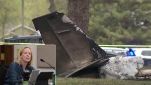 Minneapolis, United States: A small aircraft crashed shortly after takeoff from Crystal Airport on April 25, 2026, killing both people onboard, including Lawmaker Liz Conmy, a 67-year-old mom of four, and pilot pal Joe Cass, authorities confirmed. The aircraft, identified as a Beechcraft F33A Bonanza, went down in a residential area of Brooklyn Park at approximately 11:50 a.m. local time. Witnesses reported hearing a loud explosion before seeing flames and smoke rising from the crash site near a public park. Officials confirmed that two occupants were onboard and both were fatally injured. Among them was North Dakota State Representative Liz Conmy, whose death has drawn tributes from political leaders across the state and pilot pal Joe Cass; the identity of the pilot has not been widely detailed in initial reports. The North Dakota Democratic–Nonpartisan League Party, an affiliate of the national Democratic Party, confirmed Conmy's death in a social media post, calling her a champion for public education, the environment, and transparency. "We are completely heartbroken and gutted by the loss of Representative Liz Conmy. Her death is a profound loss for our state," the party said in a post on X. Despite the crash occurring in a populated suburban area, no injuries were reported on the ground, and emergency responders were able to contain the post-crash fire. Authorities secured the area as investigators began documenting debris and impact evidence. The Federal Aviation Administration confirmed the number of people onboard, while the National Transportation Safety Board has taken charge of the investigation. In a statement, the NTSB said it has deployed investigators to the site and will examine the wreckage, flight track data, maintenance records, and pilot history to determine the cause of the accident. Preliminary information indicates the aircraft had just departed and was in its initial climb phase when it crashed. Authorities have not confirmed any distress call prior to the accident. Investigators typically release a preliminary report within weeks, while a final report establishing probable cause may take over a year. The aircraft crashed and ignited upon impact, scattering debris across the park area. Local media cited officials noting the rapid emergency response and confirmation that nearby homes were not significantly impacted.