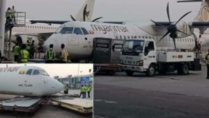 Yangon, Myanmar: A Myanmar National Airlines (MNA) ATR 72-600 aircraft was involved in a ground collision at Yangon International Airport after suffering a brake system failure while taxiing, according to multiple media reports and initial findings. The incident occurred during routine ground movement when the turboprop aircraft reportedly lost braking capability, causing it to accelerate uncontrollably along the taxiway. Unable to slow down, the aircraft collided with the tail section of a stationary Myanmar Airways International (MAI) Airbus A319 parked on the apron. Following the initial impact, the ATR 72 veered off its path, spun, and subsequently struck ground support equipment, including a baggage cart, before coming to a stop within airport premises. The ATR 72-600 sustained damage to its nose/front section, while the parked Airbus A319 was struck on its tail section during the collision. Both aircraft sustained structural damage, and ground equipment was also affected. However, authorities confirmed that no injuries were reported among passengers, crew, or airport personnel, and no fire or major destruction occurred. Airport authorities have launched an investigation to determine the exact cause of the brake system malfunction and to evaluate whether any maintenance, operational, or procedural lapses contributed to the incident. Initial reports indicated that airport operations continued with minimal disruption, with damaged aircraft expected to be assessed and removed following the incident.