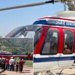 Tehri Garhwal, India: A potential tragedy was averted in Uttarakhand on Wednesday, May 20, 2026, after a helicopter carrying Char Dham pilgrims from Badrinath to Dehradun made an emergency landing in Tehri Garhwal district following a mid-air technical problem and contact with a high-tension power line. The Bell 407 helicopter, operated by Trans Bharat Aviation, was carrying seven people, including the pilot. Officials confirmed that all passengers survived without injuries. According to officials from the Uttarakhand administration and disaster management authorities, the incident occurred between approximately 8:30 am and 9:30 am while the helicopter was flying over the Chamba–Arakot sector in Tehri district. The aircraft had departed from Badrinath Dham and was en route to Dehradun. Authorities said the helicopter encountered severe downdraft conditions and sudden localized weather turbulence in the valley region. During the emergency maneuver, the rear section of the aircraft reportedly struck a high-tension electricity transmission line before the pilot managed to bring the helicopter down safely in agricultural fields near the Satyo–Saklana and Nawagaon area of Tehri Garhwal district. The District Magistrate of Tehri, Nikita Khandelwal, said that the helicopter made the landing after encountering sudden localised weather turbulence.“While landing, the rear end collided with the power line. However, the tourists have been sent to Dehradun while the helicopter flew back for maintenance,” she added. The power line of a 33 KV line high-tension wire. Officials confirmed that the helicopter’s tail or rear section sustained damage in the collision. The helicopter was being piloted by Captain Anupam Chaudhary, an experienced former Indian Air Force pilot from Meerut. Officials and local authorities credited the pilot’s quick decision-making and calm handling of the situation for preventing a catastrophic crash in the mountainous terrain. Passengers were devotees from a single family based in Delhi’s Punjabi Bagh area. Passengers were identified as Son Raj Suri, Shriraj Suri, Bhumi Suri, Parth Suri, Himanshi Patel, and Nishka. Immediately after the emergency landing, teams from local police, district administration, SDRF-linked authorities, and disaster management officials rushed to the site and initiated rescue and safety operations. The passengers were later transported safely to Dehradun by road taxi services. Officials confirmed that a detailed technical and aviation investigation has been launched into the incident. The Uttarakhand Civil Aviation Development Authority said standard regulatory inspections and technical examinations are being conducted in coordination with aviation authorities and the helicopter operator. Last Year on June 15, 2025, an Aryan Aviation helicopter flying from Kedarnath to Guptkashi crashed near Gaurikund in Rudraprayag district, killing all seven people onboard, including the pilot and a 23-month-old child. Preliminary reports linked the crash to poor weather, low visibility, and difficult flying conditions in the Himalayan region. Following the tragedy, Uttarakhand authorities temporarily suspended Char Dham helicopter operations and ordered stricter safety reviews.