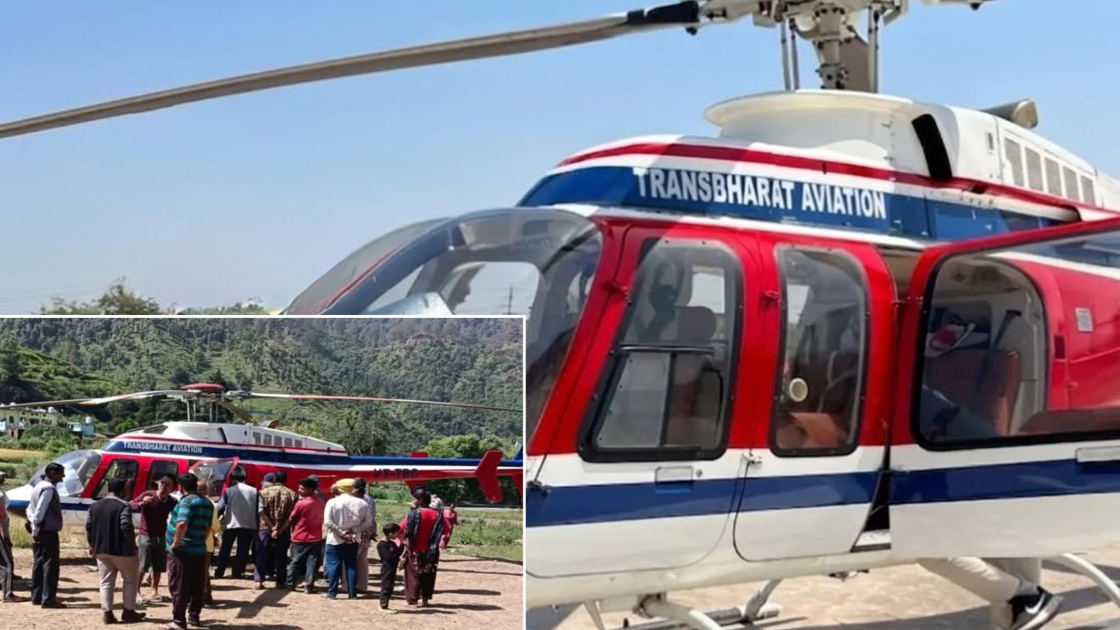Bell 407 Helicopter Hits Power Line During Emergency Landing In Uttarakhand, All Safe