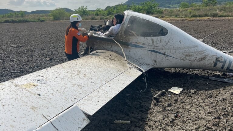 Haenam County, South Korea: A Chodang University training aircraft crashed in South Korea’s South Jeolla Province on May 23, leaving a flight instructor and a trainee pilot seriously injured while conducting a short training flight between Muan International Airport and Sani Airfield. According to South Korean authorities and local media reports, the accident occurred at approximately 3:10 p.m. local time near Seokgyo-ri in Munnae-myeon, Haenam County. Emergency services said the aircraft went down in a forested area during a flight operated as part of the university’s pilot training activities. The aircraft involved was identified as a Diamond DA40NG light trainer aircraft belonging to Chodang University. The Austrian-built four-seat aircraft had departed from Muan International Airport at around 2:40 p.m. and was heading toward Sani Airfield in Haenam, located roughly 40 kilometers away. Authorities confirmed that only two people were onboard at the time of the accident: a 29-year-old flight instructor and a 24-year-old trainee pilot, both affiliated with Chodang University’s aviation training program. Fire officials stated that the trainee pilot was rescued conscious from the wreckage, while the instructor was initially found unconscious following the crash. Both sustained serious injuries and were transported to nearby hospitals for emergency treatment. Photographs released by Jeonnam Fire Services Headquarters showed the aircraft heavily damaged after impact, with one wing nearly severed. However, authorities confirmed that no post-crash fire occurred. Investigators from South Korea’s Aviation and Railway Accident Investigation Board have launched a formal investigation into the accident. Officials are expected to examine possible operational, mechanical, environmental, and human factors that may have contributed to the crash. The Diamond DA40NG is widely used by flight schools and aviation universities around the world for pilot training due to its fuel-efficient diesel engine, modern avionics suite, and operational reliability. Chodang University operates aviation and pilot training programs as part of its aerospace and aviation education activities in South Korea.