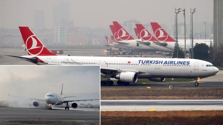 Kathmandu, Nepal: A Turkish Airlines Airbus A330 operating flight TK726 from Istanbul to Kathmandu suffered a tyre fire during landing at Nepal’s Tribhuvan International Airport on Monday morning, triggering an emergency evacuation and temporarily shutting down the country’s busiest airport. According to Nepal’s Civil Aviation Authority, the incident occurred shortly after the aircraft touched down at Tribhuvan International Airport in Kathmandu. Airport officials said flames and smoke were seen emerging from the aircraft’s right rear landing gear area moments after landing. Emergency response teams stationed at the airport immediately rushed to the runway and brought the situation under control within a short period. The aircraft involved was an Airbus A330 arriving from Istanbul with 278 passengers and 11 crew members onboard, taking the total number of occupants to 289. All passengers and crew were safely evacuated through emergency exits, and no injuries were reported during the evacuation process. Gyanendra Bhul, spokesperson for the Civil Aviation Authority of Nepal, told Reuters that the fire originated in the aircraft’s right rear tyre after landing. Officials confirmed that firefighters quickly extinguished the blaze before the aircraft was towed away from the runway to a taxiway area, where it remained grounded for technical inspections. The incident forced authorities to suspend airport operations for nearly an hour because Tribhuvan International Airport operates with a single runway. Several incoming flights were reportedly placed on hold or delayed while emergency teams cleared the runway and investigators initiated preliminary assessments. Nepal’s aviation sector continues to face operational challenges due to mountainous terrain, rapidly changing weather conditions and difficult approach procedures into Kathmandu Valley. A previous incident in 2015 involved a Turkish Airlines aircraft, when another Airbus A330 skidded off the runway at Kathmandu during dense fog conditions. No injuries were reported in that earlier occurrence either. Turkish Airlines had not officially issued a detailed statement regarding the exact technical cause of the tyre fire. Aviation authorities in Nepal are expected to conduct a technical investigation into the incident, including inspections of the landing gear and braking systems. The latest Kathmandu incident comes months after another operational issue involving a Turkish Airlines Airbus A330 in February 2026, when flight THY727 operating from Kathmandu to Istanbul reportedly diverted to Kolkata after the aircraft’s right engine developed a fire indication shortly after takeoff. That flight landed safely with all 236 people onboard, and authorities later launched an investigation into the engine-related emergency.