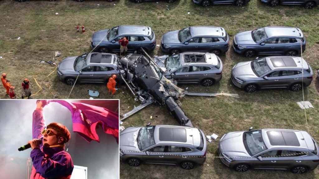 Rio de Janeiro, Brazil: Six people were killed after two helicopters collided in mid-air over western Rio de Janeiro on Sunday morning, triggering a fiery crash that destroyed multiple vehicles and prompted a major emergency response. The accident occurred at approximately 8:59 a.m. local time in the Recreio dos Bandeirantes district, a coastal neighborhood in Rio de Janeiro's western zone. According to Brazilian authorities, the helicopters collided while flying over the area before crashing to the ground at separate locations. Approximately 45 military personnel and 15 vehicles were deployed to the scene . One of the aircraft plunged into a parking area containing electric vehicles, igniting a large fire that quickly spread through the lot. Firefighters later reported that around 20 vehicles were destroyed in the blaze. The second helicopter crashed approximately 100 meters away from the first impact site, scattering debris across nearby streets and buildings. Emergency responders, including firefighters, police officers and medical personnel, rushed to the scene. Authorities confirmed that all six occupants aboard the two helicopters were killed. No fatalities or serious injuries were reported among people on the ground despite the crash occurring in a populated urban area. Initial reports indicated that one helicopter was carrying five people, while the second aircraft was occupied solely by its pilot. Multiple Brazilian and international media outlets, citing police and aviation sources, identified the victims as American singer and songwriter Oliver Tree Nickell, Argentine YouTuber and content creator Gaspar Prim Díaz, widely known as "Gaspi," filmmaker Lucas Vignale, music producer Lucas Brito Chaves, and pilots Alexandre Souza and Charles Marsillac. Authorities noted that formal identification procedures were ongoing following recovery operations at the crash site. Oliver Tree, 32, was a California-born singer, songwriter and internet personality known for blending alternative rock, pop, electronic and hip-hop influences. He rose to international prominence with viral hits including Life Goes On, Miss You and Alien Boy. Known for his distinctive bowl haircut, colorful fashion style and unconventional music videos, Tree built a large global following through both his music and online presence. His albums included Ugly Is Beautiful, Cowboy Tears and Alone in a Crowd. According to reports, Tree had recently performed in São Paulo and was continuing a South American tour before traveling onward to Europe for scheduled performances. Gaspar Prim Díaz, known professionally as Gaspi, was one of Argentina's most recognized digital content creators, with millions of followers across social media platforms. Lucas Vignale was an Argentine filmmaker, director and audiovisual producer known for working on digital media, commercial productions and online content projects. He collaborated with several Latin American creators, including Argentine YouTuber Gaspi, and was involved in film, documentary and creative video production. Lucas Brito Chaves was a Brazilian music producer, audio engineer and creative professional who worked in music production, recording and artist development. He was associated with various music and entertainment projects in Brazil and was reportedly traveling with Oliver Tree's group at the time of the accident. Brazilian media reports identified the helicopters as an Airbus H125 and a Bell 206B Jet Ranger. Investigators are working to determine where both helicopters originated and their intended destinations at the time of the collision. Brazil's Aeronautical Accidents Investigation and Prevention Center (CENIPA), operating under the Brazilian Air Force, has opened a formal investigation into the accident. Investigators have begun collecting wreckage, reviewing surveillance footage and analyzing flight information to establish the sequence of events leading to the collision. Fire Department spokesperson Lt. Col. Fabio Contreiras said investigators were examining all available evidence and had not yet determined the exact cause of the accident. Brazilian authorities are expected to release additional details as the investigation progresses.