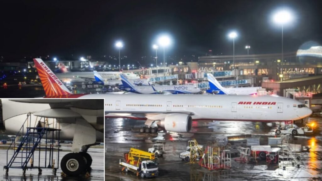 New Delhi, India: Three Air India narrow-body aircraft sustained damage at Delhi’s Indira Gandhi International Airport (IGIA) after ground support equipment was blown across the apron during sudden strong winds and heavy rain on June 7, 2026. The incident occurred at Terminal 2, where the aircraft were parked on the ground when severe weather conditions struck the airport area. Powerful winds dislodged several pieces of ground support equipment from their designated positions, causing them to collide with the parked aircraft. No injuries were reported and no passengers were on board at the time. Authorities have launched an investigation into the incident. The damaged aircraft were Air India single-aisle aircraft parked at Terminal 2 when the storm hit. The affected aircraft have been withdrawn from service for inspections and repairs. One aircraft is expected to remain grounded for several days, while the other two could return to operations later this week following technical assessments and necessary repairs. At least three pieces of ground support equipment were involved. These included a passenger step ladder and a trestle that were reportedly positioned near the aircraft stands before the weather deteriorated. The equipment was hurled from its location after strong winds swept across the apron area. Video footage that surfaced online showed a passenger boarding staircase belonging to IndiGo moving uncontrollably across the apron before striking a parked Air India aircraft. The footage quickly circulated on social media and raised questions regarding the securing of movable airport equipment during adverse weather conditions. While it is confirmed that three aircraft were damaged, authorities have not disclosed the registrations of the aircraft or specified which sections of each aircraft were struck. As of June 8, neither Air India nor airport authorities have publicly identified whether the damage occurred to the fuselage, wings, tail, nose section, engines or other structures. Technical inspections are underway to determine the full extent of the damage. The sudden storm brought strong winds and heavy rain to the airport area, creating hazardous ramp conditions within a short period. Following the incident, the damaged aircraft were removed from operational service and subjected to engineering inspections. A probe has been initiated to establish the sequence of events, assess weather-related factors and review ground handling procedures for securing equipment during sudden adverse weather.
