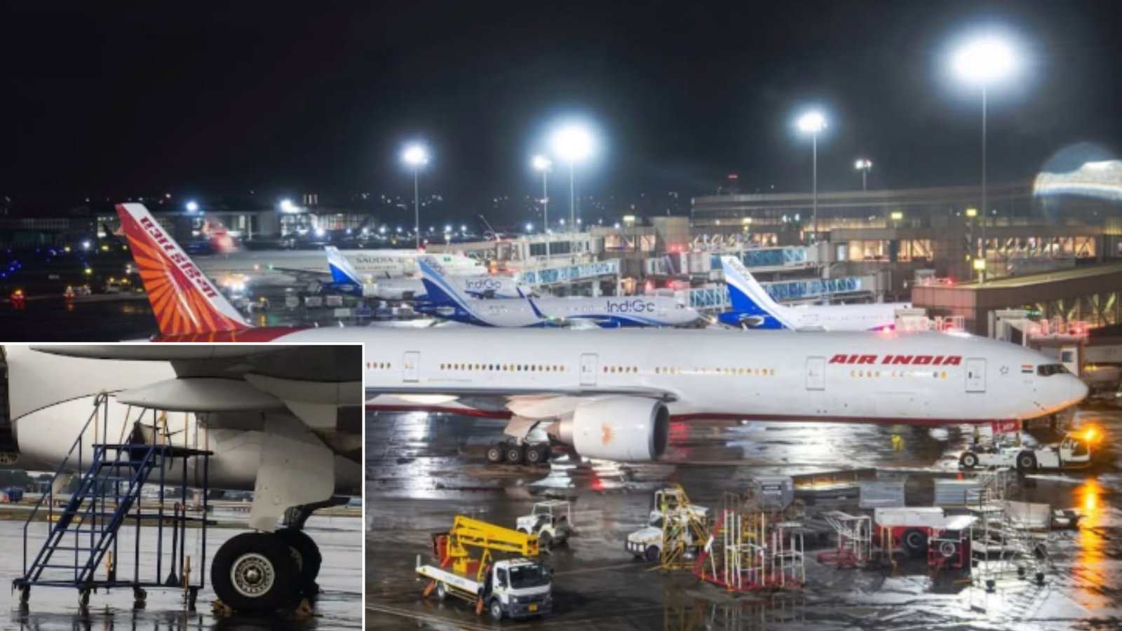 3 Air India Planes Damaged After Ground Support Equipment Hits Jets At Delhi Airport