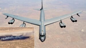 Edwards, United States: A U.S. Air Force Boeing B-52 Stratofortress crashed shortly after takeoff from Edwards Air Force Base in California on June 15, 2026, killing all eight people onboard during what officials described as a routine test mission linked to the bomber fleet’s radar modernization program. The aircraft went down at approximately 11:20 a.m. local time in the Mojave Desert shortly after departing Edwards AFB. Emergency crews responded immediately to the crash site, but Air Force officials later confirmed that the accident was not survivable and all eight occupants perished. The crash temporarily halted flight operations at the base while emergency response and recovery efforts were underway. According to the U.S. Air Force, the aircraft was assigned to the 412th Test Wing at Edwards Air Force Base and was participating in testing associated with the B-52 radar modernization effort. The modernization program is aimed at equipping the long-serving strategic bomber with a new Active Electronically Scanned Array (AESA) radar as part of a broader upgrade package intended to keep the aircraft operational for decades to come. The bomber carried eight people onboard, a larger complement than a standard operational B-52 crew due to its role as a test aircraft. Officials stated that those aboard included a mix of military personnel, government civilian employees and contractor personnel involved in the test mission. Boeing confirmed that two of its employees were among those killed in the accident. Authorities have not yet publicly released the identities of the victims pending family notifications. Images and video from the scene showed a large burn scar in the desert and thick black smoke rising from the crash site. Witness footage circulating online indicated the aircraft was destroyed by the impact and post-crash fire. Reports from the scene suggested little recognizable wreckage remained following the accident. The cause of the crash remains unknown. Air Force officials have launched a formal accident investigation to determine what led to the loss of the aircraft. Investigators are expected to examine flight data, maintenance records, mission objectives, weather conditions and any available witness accounts. Officials cautioned that determining the cause could take several months. No evidence has been released indicating mechanical failure, pilot error, engine malfunction or any other specific cause. The B-52 Stratofortress, manufactured by Boeing, first entered service with the U.S. Air Force in the 1950s and remains a key component of America's long-range strategic bomber force. The aircraft is capable of carrying both conventional and nuclear weapons and continues to serve worldwide despite its age through an extensive modernization program. The accident marks the first B-52 crash since 2016, when another Stratofortress was destroyed following an aborted takeoff at Andersen Air Force Base in Guam. In that event, all crew members survived. The Edwards accident is among the deadliest B-52 losses in recent decades and represents a major setback for the Air Force’s ongoing bomber modernization efforts. Edwards Air Force Base, located in California's Mojave Desert, is one of the world's premier military flight-test centers and has played a central role in the development and evaluation of numerous U.S. military aircraft programs. The base is historically known as the site from which many groundbreaking aviation test flights have been conducted. The investigation is ongoing, and additional details, including the identities of those killed and any preliminary findings regarding the cause of the crash, are expected to be released in the coming days and weeks.