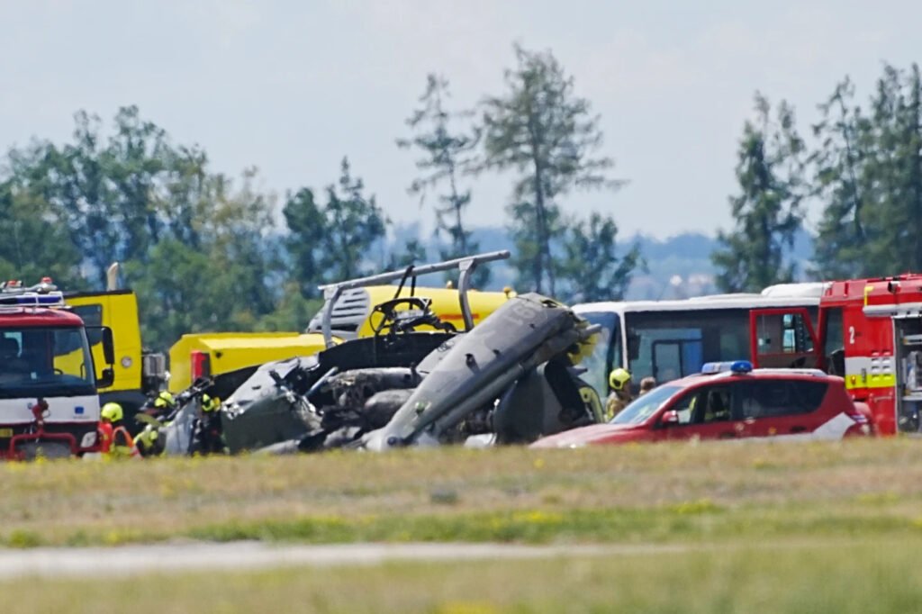 Czech Army UH-1Y Venom Crashes At Náměšť Air Base, Killing One Soldier & Injuring Four SEO DES: Czech Army suspends H-1 helicopter operations, including UH-1Y Venom and AH-1Z Viper, as investigation into the fatal crash continues SOCIAL: A Czech Army UH-1Y Venom helicopter crashed at the 22nd Helicopter Air Force Base in Náměšť nad Oslavou on July 23, killing one soldier and injuring four others. The five soldiers onboard were taken to hospitals in Brno, Jihlava and Třebíč for treatment. The Czech Armed Forces launched an investigation to determine the cause of the crash and temporarily suspended operations of its H-1 helicopter fleet, including the UH-1Y Venom and AH-1Z Viper. The identities of those onboard and the purpose of the flight have not been publicly disclosed. Defence Minister Jaromír Zůna called the incident an “immense tragedy,” while the Czech Armed Forces expressed condolences to the deceased soldier’s family, friends and colleagues. Rescue teams and investigators were deployed at the scene as authorities worked to establish what caused the accident. Náměšť nad Oslavou, Czech Republic: A Czech military UH-1Y Venom helicopter crashed at the 22nd Helicopter Air Force Base in Náměšť nad Oslavou on Thursday, July 23, killing one soldier and injuring four others, according to the Czech Armed Forces and emergency services. The helicopter came down shortly after noon directly within the military base at Náměšť nad Oslavou, located about 180 kilometres southeast of Prague. Five soldiers were aboard the aircraft at the time of the accident. The Czech Armed Forces confirmed that one member of the 22nd Helicopter Air Force Base died in the crash, while the other four occupants survived but were injured. The identity of the deceased soldier and the names of the four injured personnel have not been publicly released by the Czech military in the official information available so far. Authorities have also not disclosed the specific purpose or nature of the flight at the time of the accident. Following the crash, the four injured soldiers were transported to hospitals in Brno, Jihlava and Třebíč. Czech Armed Forces officials initially said that further details about their medical conditions could not be disclosed. Reuters later reported that three of the injured soldiers suffered medium-severity injuries and were taken to hospitals in Brno, while another soldier with mild injuries was transported to Jihlava. Three additional people were reportedly treated in Třebíč for smoke inhalation. The crash triggered an immediate emergency response at the air base, with rescue and emergency teams deployed to the scene. Czech authorities subsequently launched an investigation to establish the circumstances and cause of the accident. No official cause has been announced. The Czech Armed Forces said in an official statement: “Today 23 July afternoon, an UH-1Y Venom helicopter crashed at the 22nd Helicopter Air Force Base in Náměšť nad Oslavou. There were five people on board. Four soldiers were injured, one soldier died.” The military added that one member of the 22nd Helicopter Air Force Base did not survive the crash and that the four crew members were transported to hospitals in Brno, Jihlava and Třebíč. It said further details about their health could not be released at that time. The Czech Armed Forces also said: “The causes of this tragic accident will be investigated as soon as circumstances allow.” In response to the accident, the Czech Army suspended operations of all helicopters belonging to its H-1 system until the investigation was completed. The affected fleet includes the UH-1Y Venom and AH-1Z Viper helicopters. Czech Defence Minister Jaromír Zůna described the crash as an “immense tragedy” and said the incident had “deeply affected us all.” He added that emergency services and the investigation commission were working at the scene to determine the circumstances and causes of the accident. The Czech Armed Forces expressed condolences to the family, loved ones, friends and colleagues of the soldier who died, while emphasizing that providing care and support to the injured soldiers and their families remained the immediate priority. The UH-1Y Venom involved in the accident is a twin-engine, multi-purpose military helicopter manufactured by Bell Textron. The type forms part of the Czech Republic's modern H-1 helicopter fleet alongside the AH-1Z Viper attack helicopter. At present, authorities have not released the helicopter's individual registration or serial number, nor have they publicly identified the five soldiers aboard. There is also no official information indicating that the crash was connected to a particular military exercise, operational deployment or training mission. The cause of the accident remains under investigation. The investigation is expected to determine what happened in the moments leading up to the crash and whether mechanical failure, operational factors, human error or other circumstances played a role. Until the findings are released, the exact cause remains unknown.