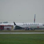 Montreal, Canada: An Air Canada aircraft arriving from Los Angeles veered off a taxiway after landing at Montréal–Pierre Elliott Trudeau International Airport on Thursday, temporarily shutting down one of the airport's runways, disrupting flight operations and prompting an emergency response. No injuries were reported among passengers or crew. The incident occurred after the aircraft landed safely and was taxiing toward the terminal. While exiting the runway via a high-speed taxiway, the aircraft left the paved surface and came to rest with its landing gear in the adjacent grass. Images from the scene showed the aircraft upright with no visible signs of major structural damage or fire. Airport emergency vehicles responded immediately and surrounded the aircraft as a precaution while crews assessed the situation and ensured there were no fuel leaks or fire hazards. Passengers remained safe throughout the incident, and no injuries were reported. The aircraft remained stranded on the grassy area for several hours while recovery operations were carried out. The excursion forced Montréal-Trudeau Airport to temporarily close its north runway, reducing airport capacity and triggering delays, cancellations and operational disruptions across Air Canada's network. Several arriving aircraft were delayed or held while the affected runway remained unavailable. The disruption also impacted flights to and from several Canadian cities, including Vancouver, with airlines adjusting schedules as airport crews worked to remove the aircraft and restore normal operations. Although some reports noted wet weather and rain in the Montreal area around the time of the occurrence, aviation authorities have not indicated whether weather played any role in the incident. Likewise, there has been no official confirmation regarding any mechanical issue or flight crew-related factor. The event is being classified as a taxiway excursion rather than a runway accident. The aircraft landed safely before leaving the paved taxiway during ground movement, distinguishing the occurrence from an accident during takeoff or landing. The incident comes as airlines and airport operators continue to emphasize the importance of safe ground operations, where taxiway excursions, although relatively uncommon, can still cause significant operational disruption despite causing no injuries. Airport operations gradually resumed after recovery crews removed the aircraft and the affected runway was returned to service.