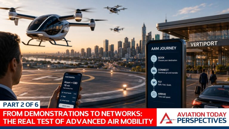 From Demonstrations to Networks: The Real Test of Advanced Air Mobility Part 2- Aviation Today Perspectives