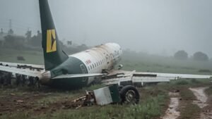 Benin City, Nigeria: An Enugu Air Embraer E170 overran the end of Runway 05 while landing at Benin Airport in Edo State, Nigeria, on July 23, with 63 passengers and five crew members on board. All 68 occupants were accounted for and no injuries were reported. The aircraft, registered 5N-ENR, was operating Enugu Air Flight 4264 from Lagos to Benin when the runway excursion occurred at approximately 3:10 p.m. local time, according to the Nigerian Safety Investigation Bureau (NSIB). The aircraft reportedly continued beyond the end of Runway 05 during the landing before leaving the runway area. Early reports described the aircraft as having veered into the surrounding area beyond the runway, while images and videos circulating after the incident showed the Embraer E170 off the paved runway surface. Emergency personnel responded to the occurrence, and all passengers and crew were safely evacuated or disembarked. The NSIB confirmed that there were 63 passengers and five crew members on board, correcting earlier media reports that had cited different passenger figures. Enugu Air confirmed the incident in a statement, describing it as a runway excursion after landing. The airline said all passengers and crew had safely disembarked and that there were no injuries or casualties. The carrier said the aircraft had been secured and that the relevant aviation authorities had been notified in line with established procedures. It added that an assessment of the aircraft and the circumstances surrounding the occurrence was underway. The NSIB has since launched an investigation into the incident. Its Go Team was mobilised and reached the occurrence site within minutes of notification. Investigators are gathering and preserving evidence, interviewing the flight crew and other relevant personnel, examining the aircraft, assessing runway conditions and reviewing operational and technical information. The cause of the runway excursion has not yet been established. Authorities have not publicly attributed the incident to any specific technical failure, weather condition, braking problem or pilot action, and the investigation is expected to determine the circumstances and contributing factors. The Nigerian Civil Aviation Authority (NCAA) and relevant airport authorities have been notified, while the aircraft remains secured as investigators conduct their work. NSIB Director General Captain Alex Badeh Jr. said the bureau was relieved that all passengers and crew members were safe but stressed that runway excursions are serious occurrences requiring thorough and independent investigation. He also urged the public to refrain from speculation while investigators work in accordance with international standards. The NSIB said a preliminary report is expected within 30 days, in line with regulatory requirements. A final investigation report, including any safety recommendations, will be published after the investigation is completed. The incident also temporarily disrupted flight operations at Benin Airport as emergency responders secured the aircraft and aviation officials began assessing the situation. The incident occurred less than three weeks after Enugu Air officially commenced commercial operations, making the runway excursion one of the first significant operational incidents involving the newly launched state-owned carrier. However, with all 68 people on board safe and the investigation still in its early stages, authorities have yet to determine exactly why the aircraft overran the runway.