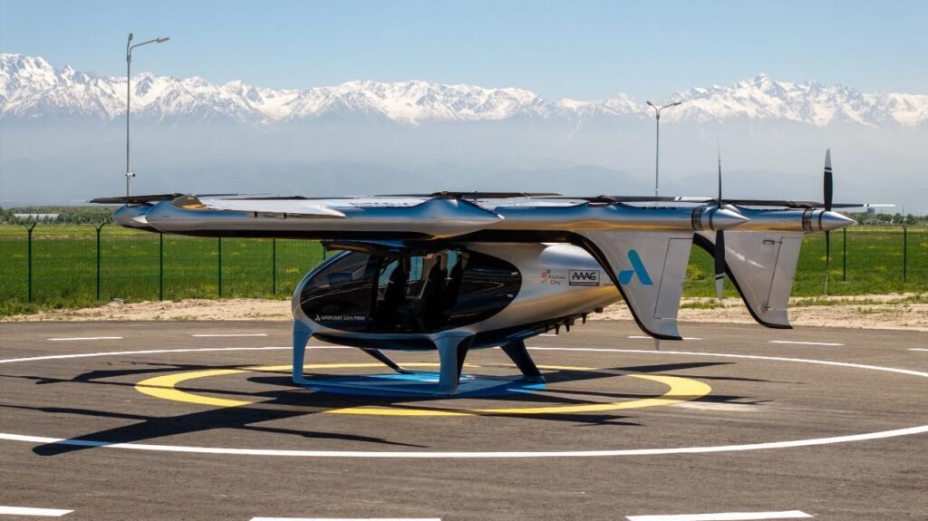 Astana, Kazakhstan: Kazakhstan has taken another step toward introducing electric vertical takeoff and landing (eVTOL) aircraft into its transport system after an AutoFlight Prosperity air taxi completed a demonstration flight in Astana on July 24, 2026. The latest flight builds on an urban air mobility programme first publicly presented in Alatau City in June and comes as the country moves to establish the regulatory and infrastructure framework needed for future commercial operations. The July 24 demonstration was conducted at the Kazanat Hippodrome by Kazakhstan-based Alatau Advance Air Group Ltd. (AAAG) in partnership with Chinese eVTOL manufacturer AutoFlight. The flight was held as part of the Games of the Future 2026, supported by Samruk-Kazyna, and marked the first demonstration flight of an eVTOL-based air taxi in Astana. The aircraft used for the demonstration was the AutoFlight Prosperity, designed to accommodate one pilot and up to five passengers. The aircraft is equipped with 13 electric motors and can reach speeds of up to 200 km/h, with a range of up to 200 km. It produces zero direct CO₂ emissions and operates more quietly than conventional aircraft. The demonstration was conducted without passengers in accordance with safety requirements and ahead of full passenger certification for operation in Kazakhstan. The Astana flight follows an earlier milestone in Alatau City. On June 9, Kazakhstan presented what it described as the first urban air mobility ecosystem in Central Asia, with the first demonstration flight of the AutoFlight Prosperity. The project is being developed through private investment by AAAG in partnership with technology companies from the United States, China, South Korea and Italy. Total investment in developing urban air mobility in the region is estimated at $300 million. The June presentation also outlined plans for a broader UAM ecosystem encompassing eVTOL air taxis, vertiports, digital navigation and unmanned cargo delivery. Keeta Drone of China and A2Z of the United States presented cargo delivery systems, while a digital UATM navigation platform was showcased with participation from Korea Airports Corporation and Shenzhen Urban Transportation Planning Center. Infrastructure development is already underway. Construction of the first vertiport in Alatau City has begun in cooperation with UrbanV. The planned air mobility network is expected to connect Alatau City with Almaty and key tourist destinations across Almaty Region. Preliminary estimates indicate that an air-taxi journey from Almaty Airport to the Medeu high-mountain complex could take between 10 and 12 minutes. The programme has also advanced on the regulatory front. Kazakhstan signed a Constitutional Law on the special legal regime for Alatau City on May 8, 2026, providing for experimental legal regimes and special airspace zones for Urban Air Mobility. The law entered into force on July 1, establishing Alatau City as a pilot platform for innovative transport technologies and allowing UAM infrastructure to be incorporated into the city's master plan from the early stages of development. Further legislative changes signed on June 24 established a legal framework for UAM in Kazakhstan, including the legal status of eVTOL aircraft, vertiports and Unmanned Traffic Management systems. The framework also introduces certification requirements for industry participants and digital infrastructure, providing the regulatory foundation for the future integration of the technology into the country's transport system. AAAG is working with government authorities on approximately 40 regulatory acts intended to support the development and regulation of the emerging sector. The company has also signed a memorandum with AutoFlight covering the planned supply of 50 aircraft from the V2000 and V5000 series. The agreement includes technology transfer, training for Kazakh specialists and plans for a regional maintenance and repair centre. The latest government update says the UAM Center Eurasia project is already being developed in Alatau City and is intended to become the first urban air mobility centre in the region. AAAG is working with Korea Airports Corporation, UrbanV and AutoFlight on a network of vertiports, digital infrastructure and preparations for commercial operations. The AutoFlight Prosperity demonstrated in Astana is scheduled to remain on public display during the Games of the Future 2026. It will be exhibited outside Barys Arena on July 29 and 30, giving visitors an opportunity to see the aircraft following its demonstration flight. Kazakhstan's progress therefore represents more than a single air-taxi demonstration. The country has moved from an initial public presentation in Alatau City on June 9 to a second demonstration in Astana on July 24, while simultaneously advancing legislation, infrastructure, aircraft procurement and technical capability. However, the programme remains in the development and demonstration phase, and a full commercial passenger air-taxi service has not yet been launched. The latest developments strengthen Kazakhstan's position as the first country in Central Asia to publicly demonstrate an eVTOL-based urban air mobility ecosystem and establish the foundations for its future integration into the transport network.