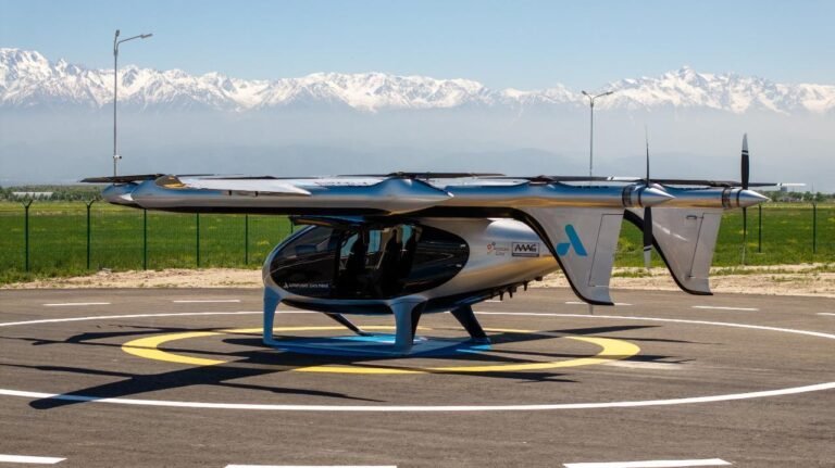 Astana, Kazakhstan: Kazakhstan has taken another step toward introducing electric vertical takeoff and landing (eVTOL) aircraft into its transport system after an AutoFlight Prosperity air taxi completed a demonstration flight in Astana on July 24, 2026. The latest flight builds on an urban air mobility programme first publicly presented in Alatau City in June and comes as the country moves to establish the regulatory and infrastructure framework needed for future commercial operations. The July 24 demonstration was conducted at the Kazanat Hippodrome by Kazakhstan-based Alatau Advance Air Group Ltd. (AAAG) in partnership with Chinese eVTOL manufacturer AutoFlight. The flight was held as part of the Games of the Future 2026, supported by Samruk-Kazyna, and marked the first demonstration flight of an eVTOL-based air taxi in Astana. The aircraft used for the demonstration was the AutoFlight Prosperity, designed to accommodate one pilot and up to five passengers. The aircraft is equipped with 13 electric motors and can reach speeds of up to 200 km/h, with a range of up to 200 km. It produces zero direct CO₂ emissions and operates more quietly than conventional aircraft. The demonstration was conducted without passengers in accordance with safety requirements and ahead of full passenger certification for operation in Kazakhstan. The Astana flight follows an earlier milestone in Alatau City. On June 9, Kazakhstan presented what it described as the first urban air mobility ecosystem in Central Asia, with the first demonstration flight of the AutoFlight Prosperity. The project is being developed through private investment by AAAG in partnership with technology companies from the United States, China, South Korea and Italy. Total investment in developing urban air mobility in the region is estimated at $300 million. The June presentation also outlined plans for a broader UAM ecosystem encompassing eVTOL air taxis, vertiports, digital navigation and unmanned cargo delivery. Keeta Drone of China and A2Z of the United States presented cargo delivery systems, while a digital UATM navigation platform was showcased with participation from Korea Airports Corporation and Shenzhen Urban Transportation Planning Center. Infrastructure development is already underway. Construction of the first vertiport in Alatau City has begun in cooperation with UrbanV. The planned air mobility network is expected to connect Alatau City with Almaty and key tourist destinations across Almaty Region. Preliminary estimates indicate that an air-taxi journey from Almaty Airport to the Medeu high-mountain complex could take between 10 and 12 minutes. The programme has also advanced on the regulatory front. Kazakhstan signed a Constitutional Law on the special legal regime for Alatau City on May 8, 2026, providing for experimental legal regimes and special airspace zones for Urban Air Mobility. The law entered into force on July 1, establishing Alatau City as a pilot platform for innovative transport technologies and allowing UAM infrastructure to be incorporated into the city's master plan from the early stages of development. Further legislative changes signed on June 24 established a legal framework for UAM in Kazakhstan, including the legal status of eVTOL aircraft, vertiports and Unmanned Traffic Management systems. The framework also introduces certification requirements for industry participants and digital infrastructure, providing the regulatory foundation for the future integration of the technology into the country's transport system. AAAG is working with government authorities on approximately 40 regulatory acts intended to support the development and regulation of the emerging sector. The company has also signed a memorandum with AutoFlight covering the planned supply of 50 aircraft from the V2000 and V5000 series. The agreement includes technology transfer, training for Kazakh specialists and plans for a regional maintenance and repair centre. The latest government update says the UAM Center Eurasia project is already being developed in Alatau City and is intended to become the first urban air mobility centre in the region. AAAG is working with Korea Airports Corporation, UrbanV and AutoFlight on a network of vertiports, digital infrastructure and preparations for commercial operations. The AutoFlight Prosperity demonstrated in Astana is scheduled to remain on public display during the Games of the Future 2026. It will be exhibited outside Barys Arena on July 29 and 30, giving visitors an opportunity to see the aircraft following its demonstration flight. Kazakhstan's progress therefore represents more than a single air-taxi demonstration. The country has moved from an initial public presentation in Alatau City on June 9 to a second demonstration in Astana on July 24, while simultaneously advancing legislation, infrastructure, aircraft procurement and technical capability. However, the programme remains in the development and demonstration phase, and a full commercial passenger air-taxi service has not yet been launched. The latest developments strengthen Kazakhstan's position as the first country in Central Asia to publicly demonstrate an eVTOL-based urban air mobility ecosystem and establish the foundations for its future integration into the transport network.