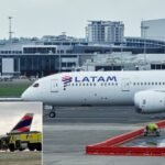 Montevideo, Uruguay: A LATAM Airlines Chile Airbus A320 safely returned to Montevideo, Uruguay, after suffering an apparent engine malfunction shortly after departure on Thursday, July 2, forcing the crew to discontinue the climb and conduct a precautionary landing. The aircraft, operating Flight LA2399 from Carrasco International Airport (MVD), Montevideo, to Jorge Chávez International Airport (LIM), Lima, Peru, had just departed Runway 25 when the aircraft's right CFM56 engine reportedly began emitting flames shortly after becoming airborne. According to aviation incident reports, the flight crew halted the climb at approximately 3,000 feet, entered a holding pattern to complete the required emergency procedures, and subsequently returned to Montevideo. The Airbus A320-200 landed safely on Runway 25 about 90 minutes after takeoff. The aircraft involved was an Airbus A320-200, registered CC-BLE, operated by LATAM Airlines Chile. Uruguay's Air Force confirmed that the aircraft experienced a malfunction in one of its engines. Videos circulating on social media showed flames and sparks from the right engine during the initial climb, although authorities have not confirmed the exact cause of the malfunction. Some eyewitness accounts suggested the possibility of a bird strike, but no official investigation has attributed the incident to bird ingestion. Following the safe landing, the scheduled flight to Lima was cancelled, and the aircraft remained grounded in Montevideo for technical inspections. The cause of the engine malfunction remains under investigation