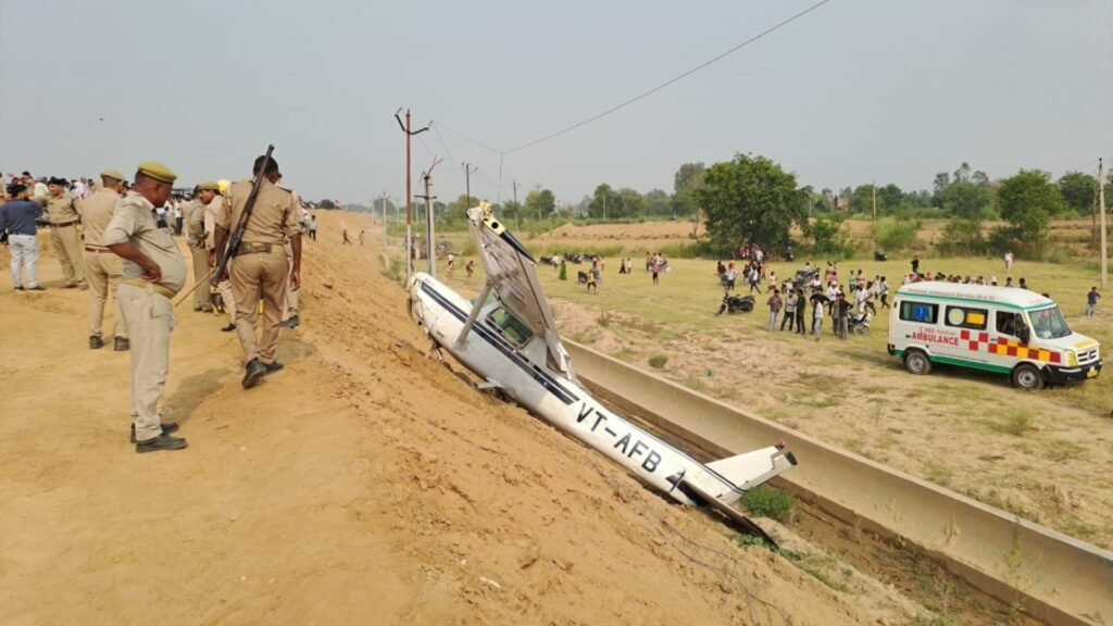 Kasganj, India: A trainee pilot survived after a Cessna 152 trainer aircraft operated by Chetak Aviation made an emergency landing and crash-landed in a field near an expressway in Uttar Pradesh's Kasganj district on June 29, prompting an investigation by the Directorate General of Civil Aviation (DGCA). The aircraft, registered as VT-AFB, had departed from Aligarh Airport on a solo training sortie with only the trainee pilot on board. According to the DGCA, the flight was part of a routine solo training exercise when the aircraft encountered an emergency, forcing the pilot to carry out a precautionary landing in an open field near an under-construction expressway in Kasganj. The trainee pilot has been identified by multiple local media reports as aged 28 years. Chetak Aviation confirmed that she had accumulated the required flying hours to undertake solo flights and had been training with the flying training organisation for over a year. According to the flying school, the aircraft took off from Aligarh at approximately 1:05 p.m., while the emergency occurred at around 3:00–4:00 p.m. near Kasganj. Soon after exiting the aircraft, the trainee pilot contacted the academy to report the occurrence, following which local police and emergency responders were alerted. The DGCA, in its official statement, said, "Chetak Aviation Cessna 152 aircraft VT-AFB engaged in solo flying at Aligarh has crash landed in a field in Kasganj. She (trainee pilot) is reported to be safe. DGCA is investigating the occurrence." Chetak Aviation stated that the aircraft came down beside the expressway and that the pilot remained safe. Kasganj Police said she was taken to a local hospital for medical examination and her condition was stable. The exact cause of the emergency landing has not yet been established. Initial reports indicate that the aircraft experienced a technical snag while airborne, compelling the pilot to attempt a forced landing. The flying training organisation said it would determine the cause only after examining the aircraft and speaking with the trainee pilot. Eyewitnesses reported seeing the aircraft descend rapidly before coming to rest in a field adjacent to the roadway. Some local reports claimed the aircraft may have struck overhead power lines before landing, although this has not been confirmed by the DGCA. The crash site drew large crowds of local residents, while police officials quickly secured the area and facilitated the pilot's evacuation. Photographs and videos circulating online showed the aircraft lying on its side with visible damage to one wing and the rear fuselage after skidding off the landing area. Following the occurrence, the DGCA initiated a formal investigation to determine the circumstances that led to the emergency landing. According to subsequent reports, all training flights operated by Chetak Aviation have been suspended until the investigation is completed. The incident marks the second trainer aircraft occurrence in Uttar Pradesh within four days. On June 26, a trainee pilot sustained serious injuries at Kanpur's Chakeri Airport after disembarking from a Tecnam P2006T trainer aircraft operated by Garg Aviation while its engine was still running and was struck by the rotating propeller. That incident is also under investigation by the DGCA.