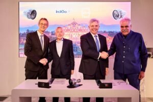 New Delhi, India: IndiGo has signed a Memorandum of Understanding (MoU) with CFM International for more than 1,000 LEAP-1A engines to power 510 Airbus A320neo Family aircraft, marking the largest single LEAP engine order in CFM International's history. The agreement, announced on July 20, 2026, at the Farnborough air show, also includes CFM's support for establishing IndiGo's upcoming engine maintenance, repair and overhaul (MRO) facility in India. The partnership will further provide long-term material services, including spare-parts supply, as IndiGo expands its fleet and operations. According to CFM, the arrangements are intended to support high dispatch reliability, predictable costs and continued operational support as the airline scales up. The deal comes as IndiGo accelerates its long-term fleet expansion. The airline currently has more than 430 aircraft and operates approximately 2,200 daily flights to more than 95 domestic and 45 international destinations. It welcomed more than 123 million customers in FY2026. Its existing A320/321 Family fleet has already crossed 375 aircraft, while the airline's broader aircraft order book is close to 1,000 aircraft. IndiGo has also stated its ambition to double its fleet by 2030. Willie Walsh, Chief Executive Officer Designate of IndiGo, said the agreement extends the airline's long-standing partnership with CFM as it moves into its next phase of growth and seeks to become a truly global carrier. He said CFM has supported IndiGo's expansion since 2016 and described the LEAP engine's proven reliability as a key factor in supporting the airline's scale, operational resilience and sustainability objectives. IndiGo's relationship with CFM dates back a decade. In 2016, the airline operated Airbus A320ceo Family aircraft powered by CFM56-5B engines. In 2019, it expanded the partnership by selecting LEAP-1A engines for its Airbus A320/321neo Family fleet. The latest agreement also strengthens CFM's position in India's rapidly expanding aviation market. India is CFM's third-largest market, with five Indian airlines operating more than 400 LEAP-powered aircraft and another 2,000 engines on order. H. Lawrence Culp Jr., Chairman and Chief Executive Officer of GE Aerospace, said LEAP engines are now delivering up to twice the time on wing in hot and harsh operating environments compared with when the engine first entered service, while maintaining fuel efficiency and reliability. He added that GE Aerospace has more than 40 years of experience supporting India's aviation sector, with manufacturing operations in Pune, a local supplier network and advanced engineering capabilities in Bengaluru. For Safran, the agreement further underlines India's importance as one of the world's fastest-growing aviation markets. Safran Chief Executive Officer Olivier Andriès said the company's investments in India, particularly in LEAP engine production and MRO capabilities, are aimed at supporting IndiGo's growth while contributing to the development of the country's aerospace industry. The planned IndiGo MRO capability comes amid a broader expansion of LEAP maintenance infrastructure. Safran last year inaugurated its largest LEAP engine MRO centre, a 45,000-square-metre facility that is expected to eventually handle up to 300 LEAP shop visits annually and feature a next-generation test bench. CFM said more than 10,000 LEAP engines have been delivered to date, making the programme the fastest ramp-up in commercial aviation history. The company continues to introduce upgrades, including a high-pressure turbine (HPT) durability kit designed to extend time on wing and a reverse bleed system (RBS) aimed at reducing airline maintenance requirements. The Times of India reported that the list price of a LEAP-1A engine is around $14.5 million, which would put the theoretical list-price value of more than 1,000 engines at above $14.5 billion. However, actual transaction values are generally not disclosed because engine pricing varies between customers and agreements. CFM International is a 50:50 joint venture between GE Aerospace and Safran Aircraft Engines. The company produces the LEAP family of engines and supports LEAP and CFM56 fleets worldwide. The partnership is also developing the RISE programme, which is focused on next-generation propulsion technologies for future commercial aircraft. For IndiGo, the agreement represents more than a major engine procurement. The combination of a record LEAP-1A commitment, long-term material support and plans for expanded MRO capabilities in India gives the airline a broader support structure for its next phase of fleet growth. It also reflects the increasing scale of India's commercial aviation market and the growing role of local maintenance and aerospace infrastructure in supporting the country's expanding airline fleets.