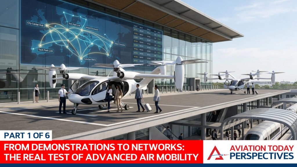 From Demonstrations to Networks: The Real Test of Advanced Air Mobility - Aviation Today Perspectives