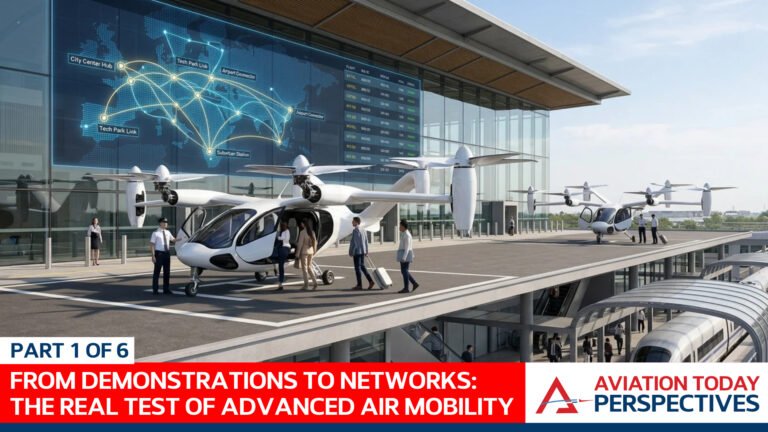 From Demonstrations to Networks: The Real Test of Advanced Air Mobility - Aviation Today Perspectives