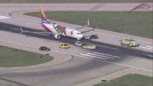 Chicago, United States: Southwest Airlines Flight 1243 experienced a landing incident at Chicago Midway International Airport on the morning of August 3 after both nose landing gear tires lost air pressure during touchdown, prompting an emergency response from airport and city fire crews. The aircraft was safely brought to a stop on the runway, and no injuries were reported. According to Southwest Airlines, Flight 1243 was operating from Southwest Florida International Airport (RSW) in Fort Myers, Florida, to Chicago Midway International Airport (MDW) when the incident occurred during landing. The airline said both nose landing gear tires lost air pressure while the aircraft was landing in Chicago. Chicago Fire Department crews responded to the aircraft shortly after it came to a stop on the runway. Video from the scene showed emergency vehicles surrounding the aircraft as first responders assessed the situation. The aircraft remained on the runway while emergency personnel and airline maintenance teams carried out initial inspections. Passengers described smelling burnt rubber and seeing light smoke after the aircraft stopped. Passenger Mya Castro told ABC7 Chicago, "I realized we stopped and we weren't close to getting off the plane, and then I could smell the burnt rubber." Another passenger, Brian Rigsby, said, "Once we did come to a stop, we could see smoke coming. Not excessive, but we knew something was wrong." Southwest Airlines confirmed that maintenance personnel replaced the damaged nose gear tires before the aircraft was towed from the runway to the terminal gate. The airline said passengers were able to deplane normally after the aircraft reached the gate. In a statement, Southwest Airlines said: "Both nose gear tires lost air pressure while landing in Chicago." The carrier added that mechanics replaced the tires and the aircraft was subsequently towed to the gate. The airline did not disclose what caused the loss of tire pressure, and no indication has been given that a mechanical failure beyond the tires was involved. The response was precautionary, and no evacuation was reported. Emergency crews completed their assessment without incident, and no injuries among passengers or crew were reported. Chicago Midway International Airport continued normal operations following the response, while Southwest worked to return the aircraft to service after replacing the affected tires. The incident remains under review, with Southwest yet to provide further details on what led to the loss of air pressure in both nose landing gear tires during landing.