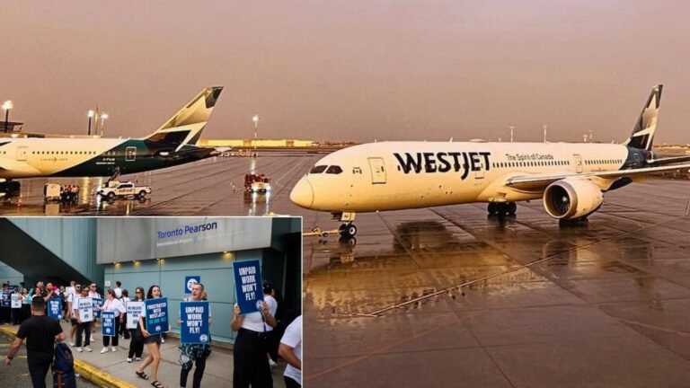 Calgary, Canada: WestJet flight attendants launched a nationwide strike on Sunday after negotiations between Canada's second-largest airline and the Canadian Union of Public Employees (CUPE) failed to produce a new collective agreement, triggering widespread flight cancellations during one of the country's busiest summer travel weekends. The strike involves approximately 4,400 cabin crew members represented by CUPE and follows months of contract negotiations centered on wages, compensation for duties performed on the ground, scheduling, and broader quality-of-life improvements. The previous collective agreement expired on December 31, 2025. WestJet said the work stoppage forced the cancellation of hundreds of flights and significantly disrupted operations across its network. According to the airline, approximately 250,000 passengers have been affected by the disruption. Aviation analytics firm Cirium reported that more than 600 flights had been cancelled by Sunday morning, while FlightAware also recorded hundreds of cancellations across the carrier's network. The industrial action began after the union issued a 72-hour strike notice on July 30. WestJet responded with a lockout notice while both sides continued negotiations until shortly before the deadline. Despite last-minute bargaining efforts, no agreement was reached. At the center of the dispute is compensation for work performed before takeoff and after landing. CUPE argues that flight attendants should be paid from the time they report for duty until they complete their shifts, rather than primarily for time when the aircraft is in motion. The union maintains that pre-flight safety checks, boarding, passenger assistance, deplaning and other ground responsibilities deserve dedicated compensation. WestJet disputes the claim that this work is unpaid, stating that its existing "credit hour" compensation model already accounts for flight time, delays and various ground duties through a blended pay system rather than a conventional hourly wage. Following the start of the strike, WestJet publicly released details of what it described as its final contract proposal. The airline said the offer included a 13% wage increase effective October 2026, annual wage increases of 2.5% through 2029, retroactive pay to January 1, 2026, and additional compensation for all hours worked before and after flights, which it said represented an increase equivalent to approximately 12% of salary. The proposal also included higher meal allowances, expanded vacation benefits, annual health-care spending accounts, improved maternity leave provisions, scheduling enhancements, reduced maximum duty periods, additional rest time, and compensation for certain operational disruptions such as reassigned duties and hotel delays. WestJet Group Chief Executive Officer Alexis von Hoensbroech said the airline remained committed to reaching a negotiated settlement, describing the proposal as an industry-leading package that addressed the union's stated priorities while supporting the airline's long-term sustainability. He said the company believed an agreement remained achievable despite the strike. CUPE's WestJet Component President Alia Hussain said the union continued to seek a fair contract that properly recognizes the value of cabin crew work. She stated that members were prepared to return to the bargaining table and emphasized that compensation for unpaid ground duties remains a significant issue alongside broader contractual improvements. The dispute mirrors a wider movement among North American flight attendants seeking compensation for time spent working before aircraft doors close and after flights arrive at the gate. Similar disputes have recently taken place at Air Canada, where cabin crew secured boarding pay earlier this year following industrial action. In recent years, Delta Air Lines became the first major North American carrier to introduce dedicated boarding pay, with American Airlines and Alaska Airlines later implementing similar compensation models. WestJet currently operates under a credit-hour pay system, with compensation varying according to seniority. According to the airline, the structure combines flight hours and several non-flying duties into a single rate of pay rather than paying separately for each duty performed during a shift. The strike comes during a peak summer travel period and a three-day holiday weekend in Canada, increasing its impact on passengers and businesses. WestJet normally operates more than 600 flights daily and transports tens of thousands of passengers across Canada, the United States, the Caribbean, Central America and Europe. The airline holds roughly 30% of Canada's domestic aviation market. The Canadian Chamber of Commerce described the work stoppage as a significant disruption for travellers and businesses, warning that prolonged industrial action could affect tourism, supply chains and economic activity during one of the busiest travel periods of the year. Canada's federal government acknowledged the disruption, with Jobs Minister Patty Hajdu expressing disappointment that negotiations failed to reach a settlement while reiterating that durable agreements are generally achieved through collective bargaining. As of publication, the government had not announced any formal intervention in the dispute. WestJet said affected passengers would be eligible for refunds or rebooking options where applicable and advised customers to monitor their flight status before travelling. Meanwhile, both the airline and CUPE indicated they remain willing to resume negotiations in an effort to reach a new collective agreement.
