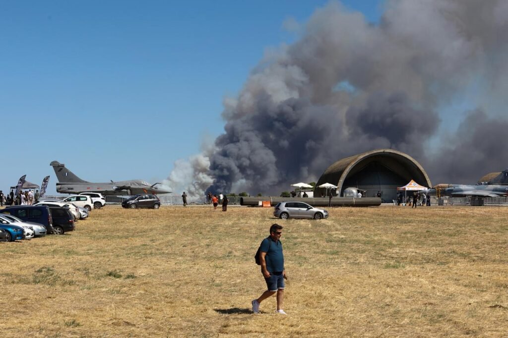 Greek F-4E Phantom II Crashes During Tanagra Airshow, Killing Two Pilots Onboard