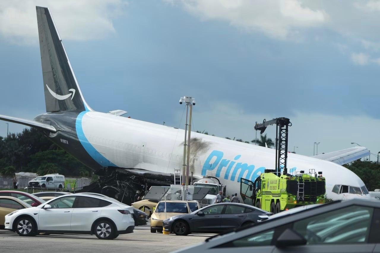 Amazon Air 767 Crew Warned Of Excessive Speed Before Miami Runway Overrun, NTSB Reveals