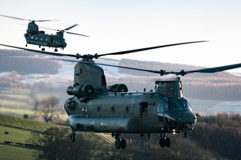UK To Equip RAF Chinook Helicopters, A400M Aircraft With Wildfire-Fighting Capability